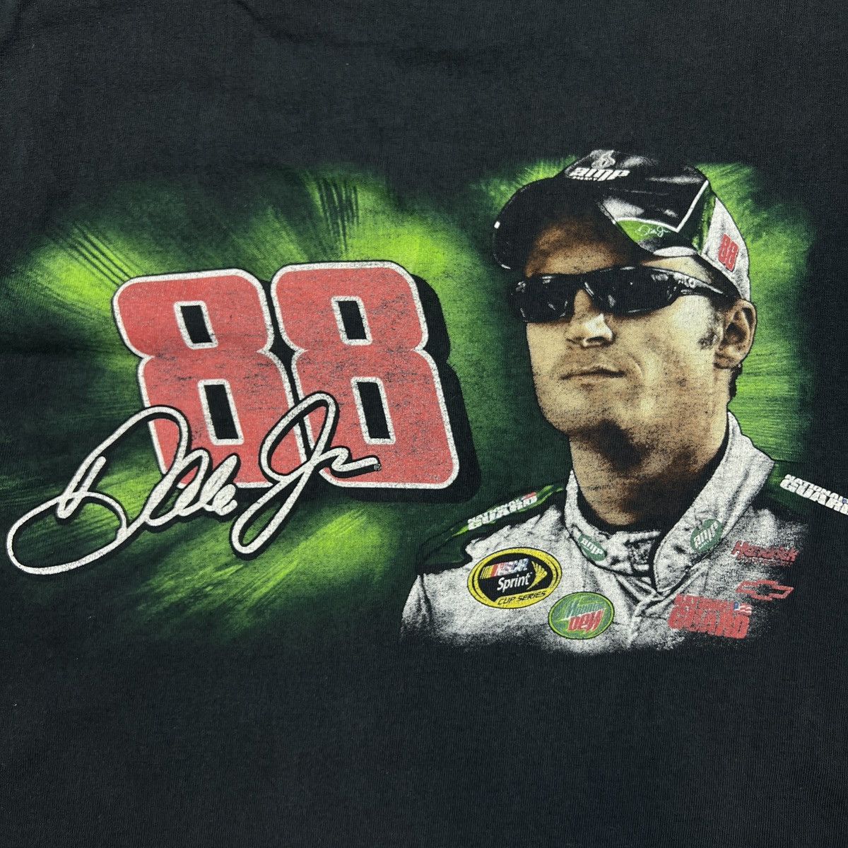 NASCAR Vintage 2008 Dale Earnhardt Jr Shirt Faded NASCAR Racing Tee Size US M / EU 48-50 / 2 - 2 Thumbnail
