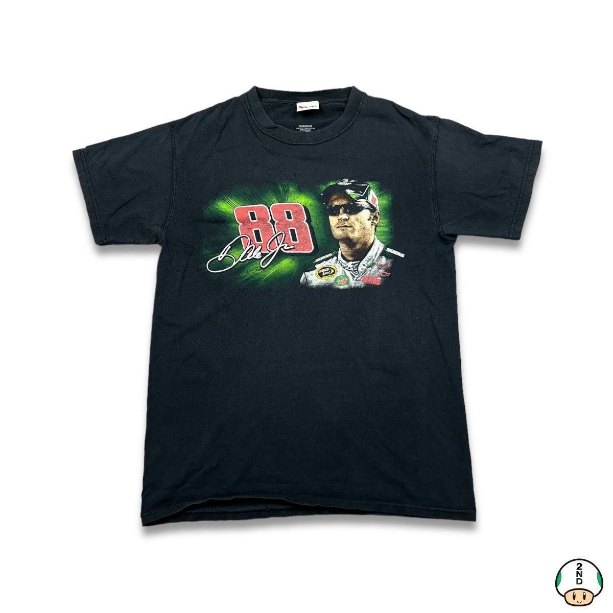 NASCAR Vintage 2008 Dale Earnhardt Jr Shirt Faded NASCAR Racing Tee Size US M / EU 48-50 / 2 - 1 Thumbnail