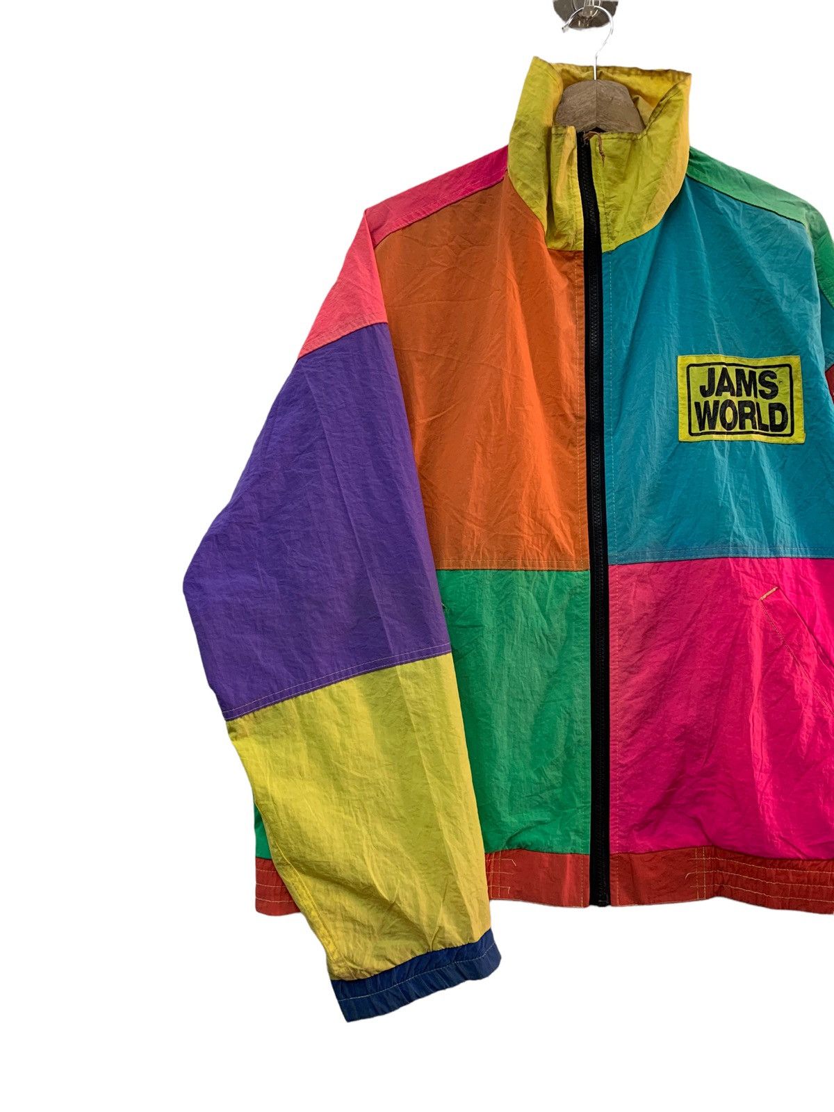 Jams World 🔥VTG DISTRESSED JAMS WORLD MULTICOLOUR LIGHT JACKETS Size US XL / EU 56 / 4 - 2 Thumbnail
