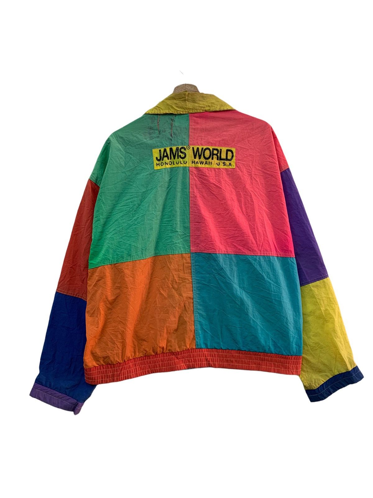 Jams World 🔥VTG DISTRESSED JAMS WORLD MULTICOLOUR LIGHT JACKETS Size US XL / EU 56 / 4 - 5 Thumbnail
