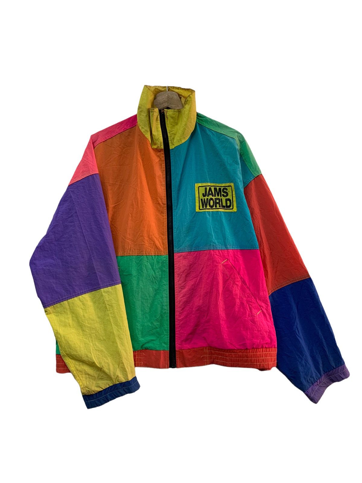 Jams World 🔥VTG DISTRESSED JAMS WORLD MULTICOLOUR LIGHT JACKETS Size US XL / EU 56 / 4 - 1 Thumbnail