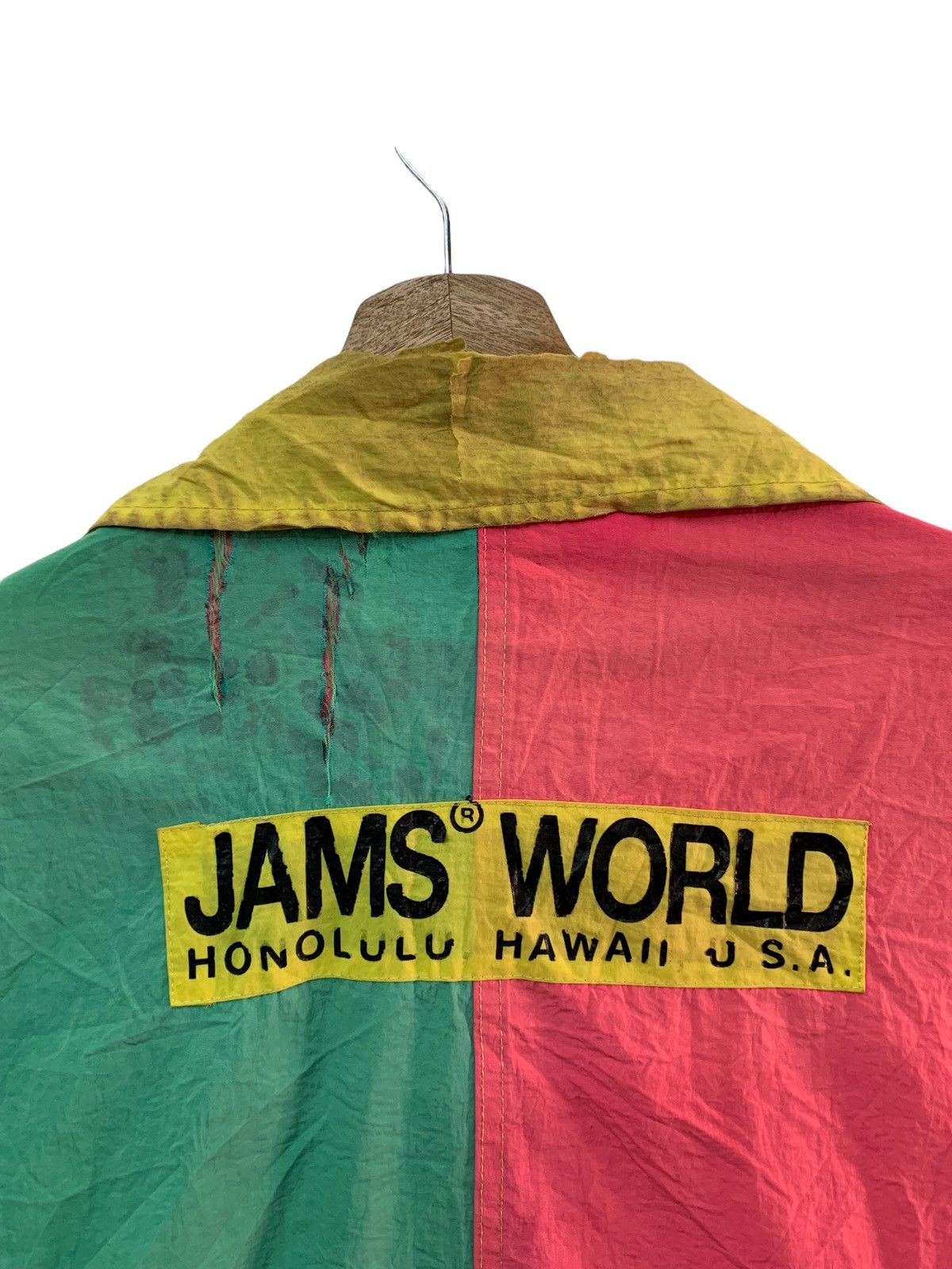Jams World 🔥VTG DISTRESSED JAMS WORLD MULTICOLOUR LIGHT JACKETS Size US XL / EU 56 / 4 - 8 Thumbnail