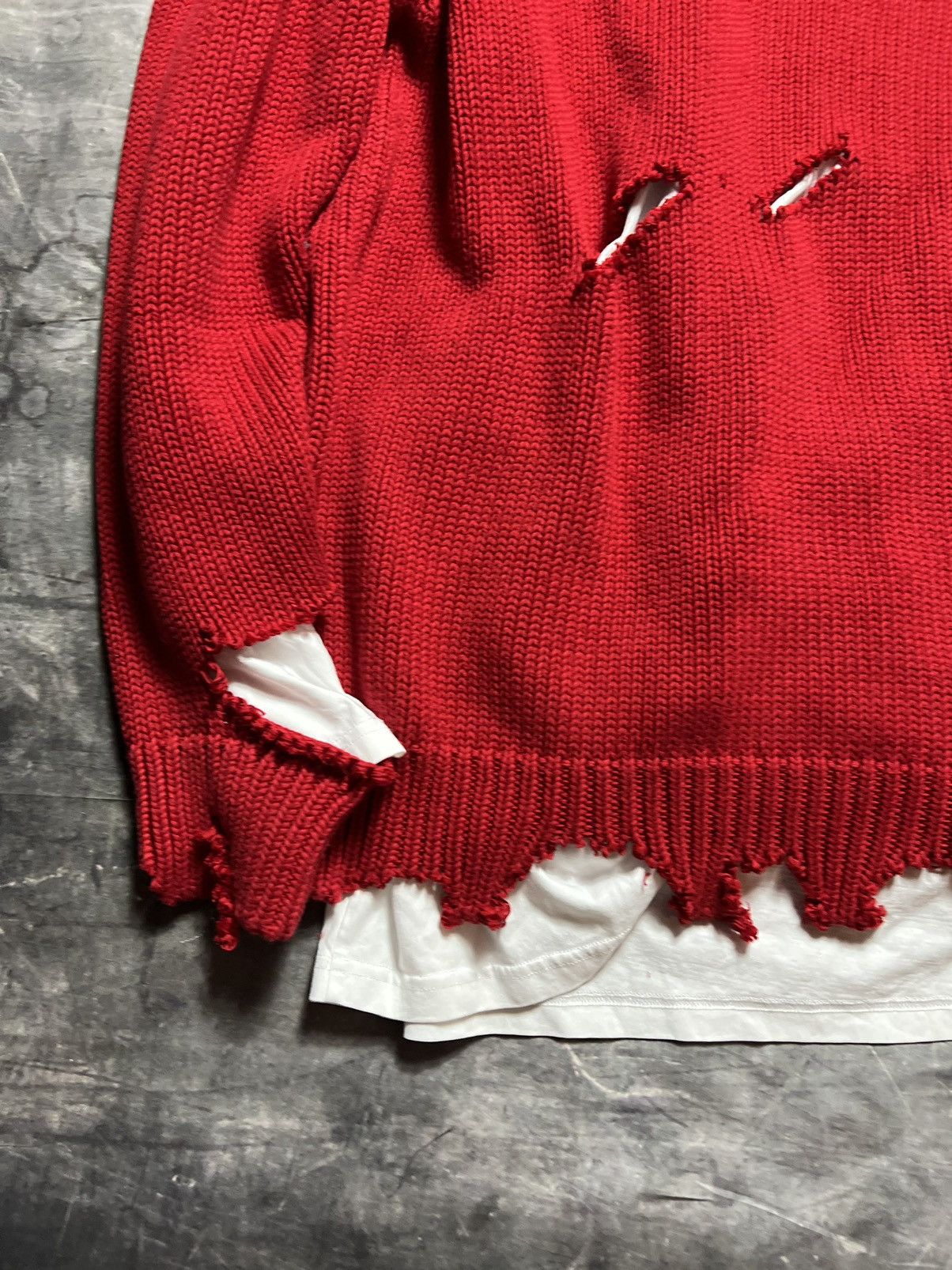 Balenciaga Balenciaga Campaign Destroyed Knitted Sweatshirt Size US L / EU 52-54 / 3 - 7 Thumbnail