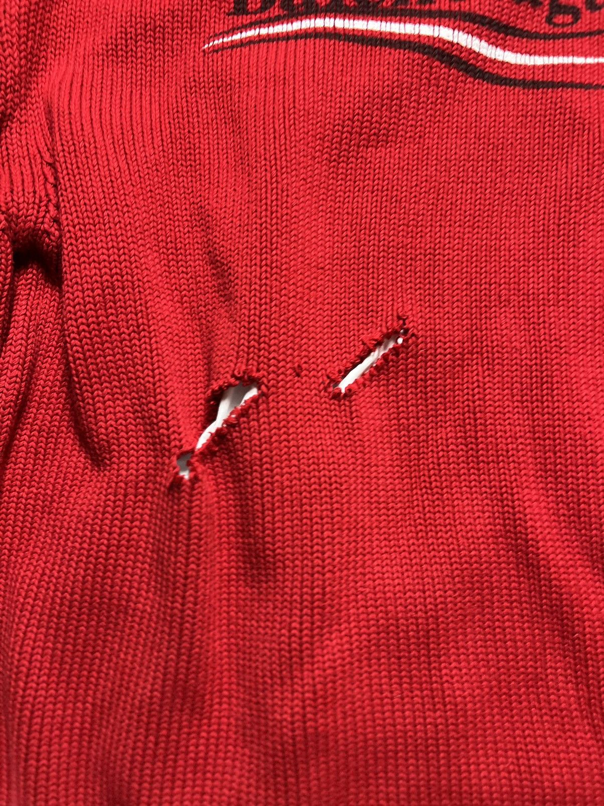 Balenciaga Balenciaga Campaign Destroyed Knitted Sweatshirt Size US L / EU 52-54 / 3 - 9 Thumbnail