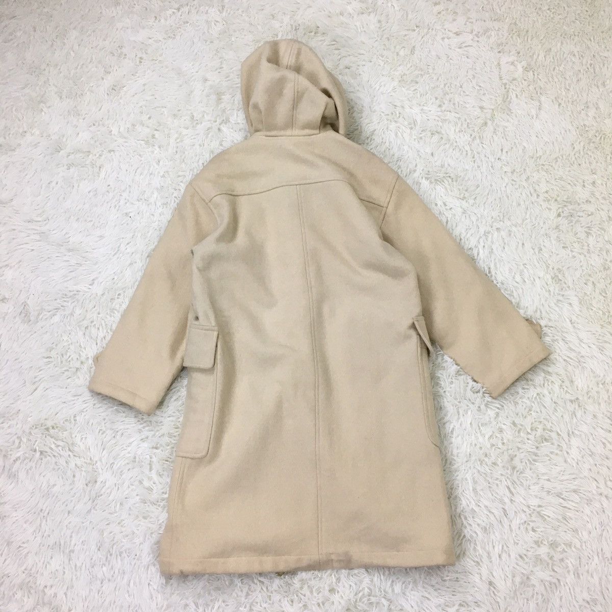 Issey Miyake I.S By Issey Miyake Cream Duffle Coat Size US M / EU 48-50 / 2 - 12 Thumbnail