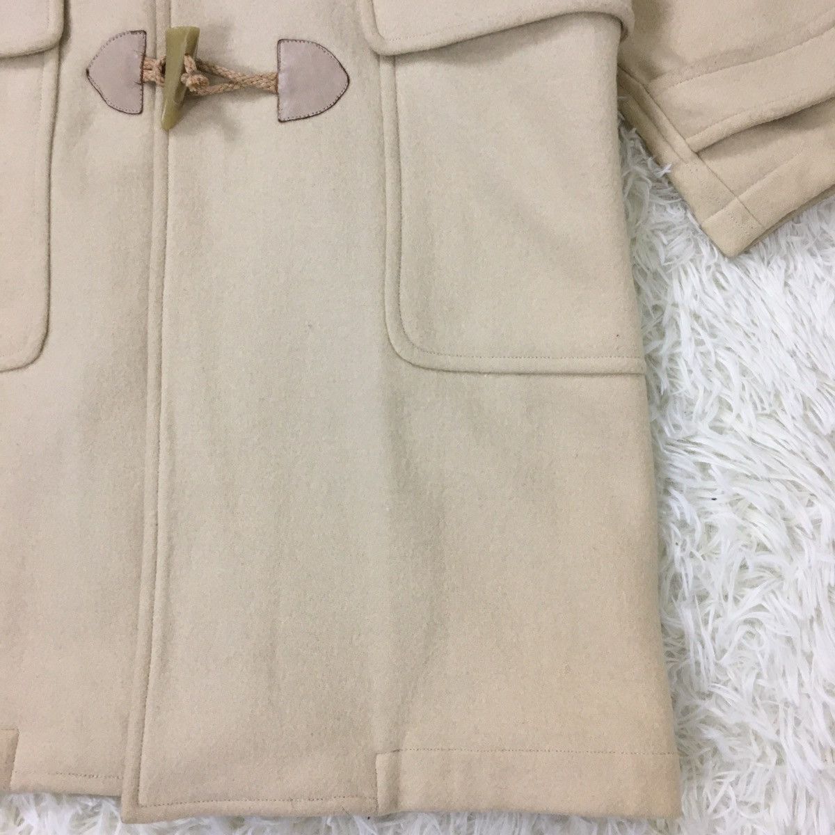 Issey Miyake I.S By Issey Miyake Cream Duffle Coat Size US M / EU 48-50 / 2 - 6 Thumbnail