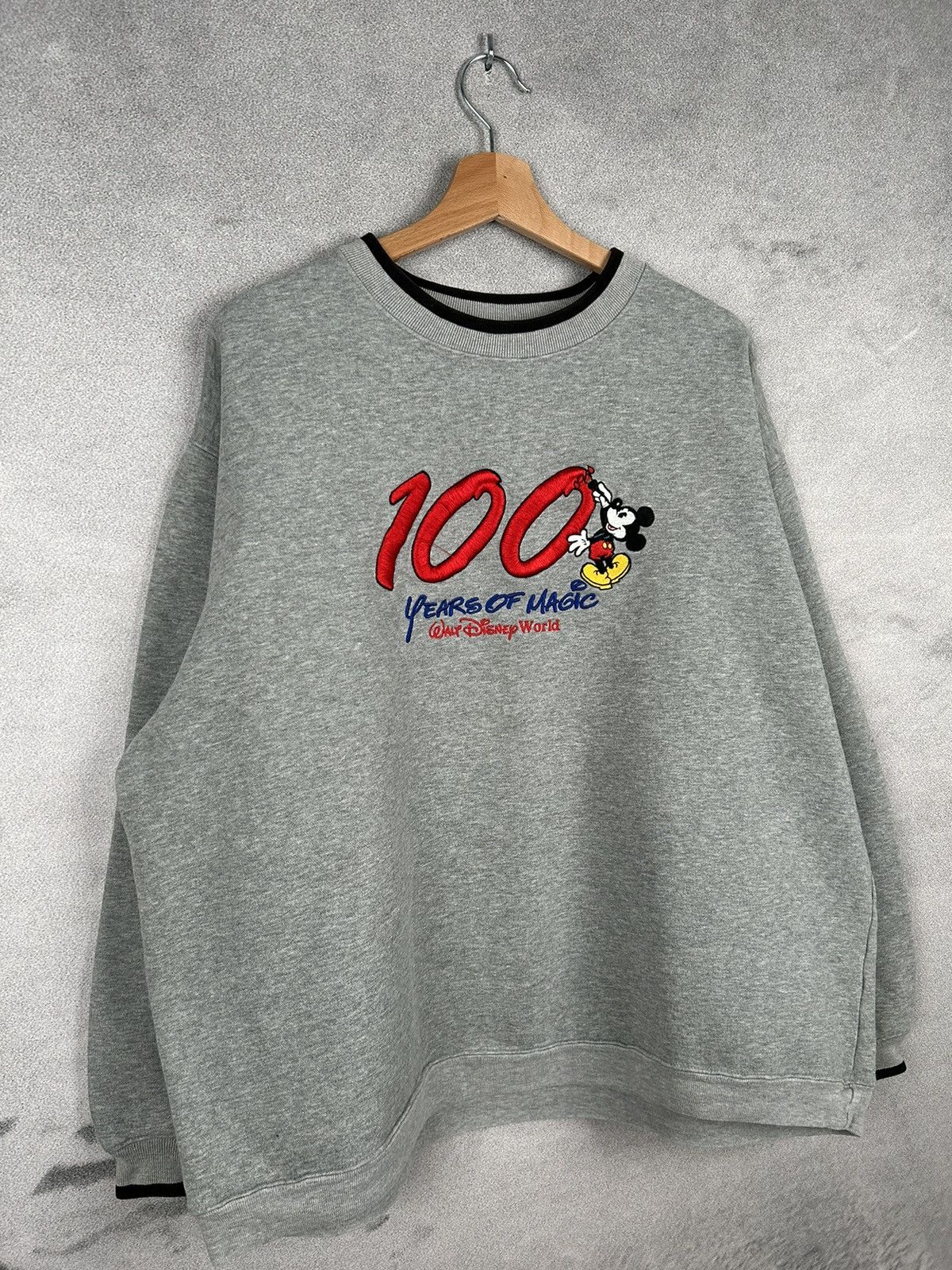 Disney Vintage Disney Mickey Mouse Crewneck 90s Retro Skate Rock Size US XL / EU 56 / 4 - 4 Thumbnail