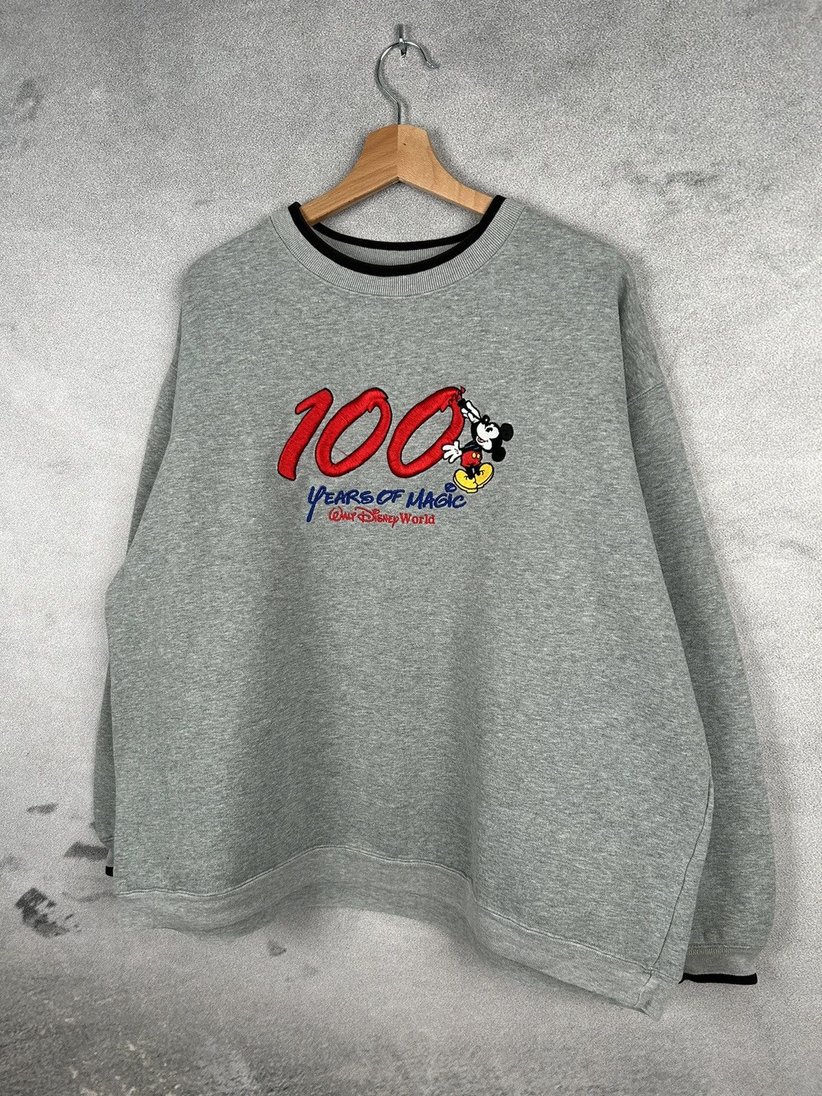 Disney Vintage Disney Mickey Mouse Crewneck 90s Retro Skate Rock Size US XL / EU 56 / 4 - 2 Thumbnail