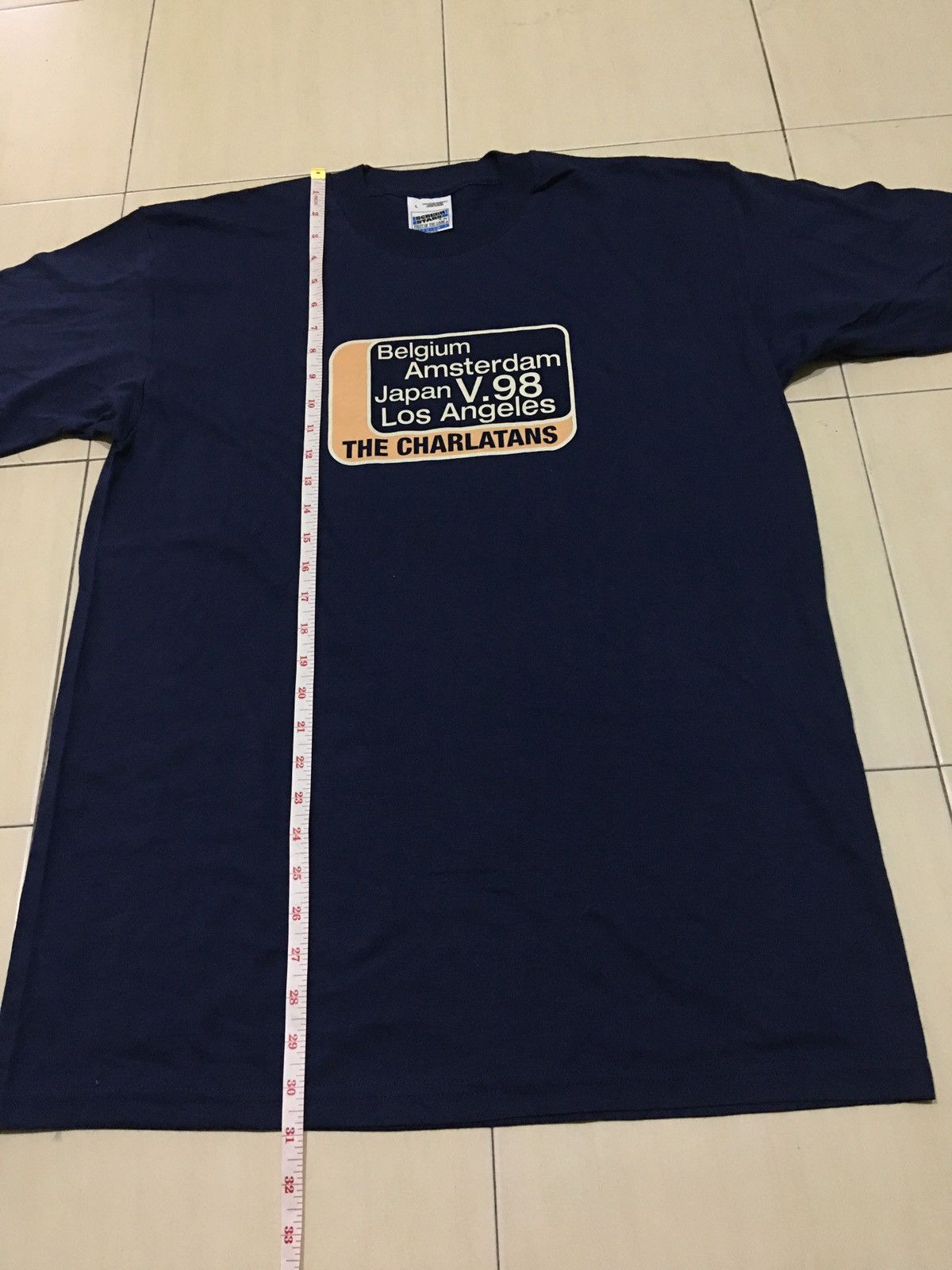 Band Tees RARE Vintage THE CHARLATANS nos 90s britpop uk band shirt Size US L / EU 52-54 / 3 - 7 Thumbnail