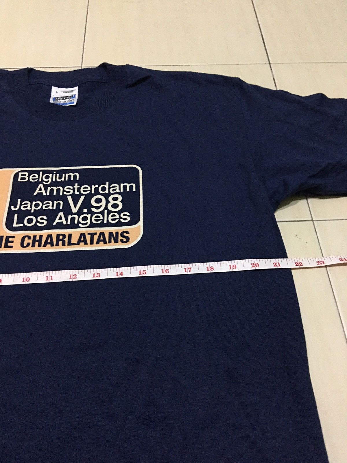 Band Tees RARE Vintage THE CHARLATANS nos 90s britpop uk band shirt Size US L / EU 52-54 / 3 - 6 Thumbnail