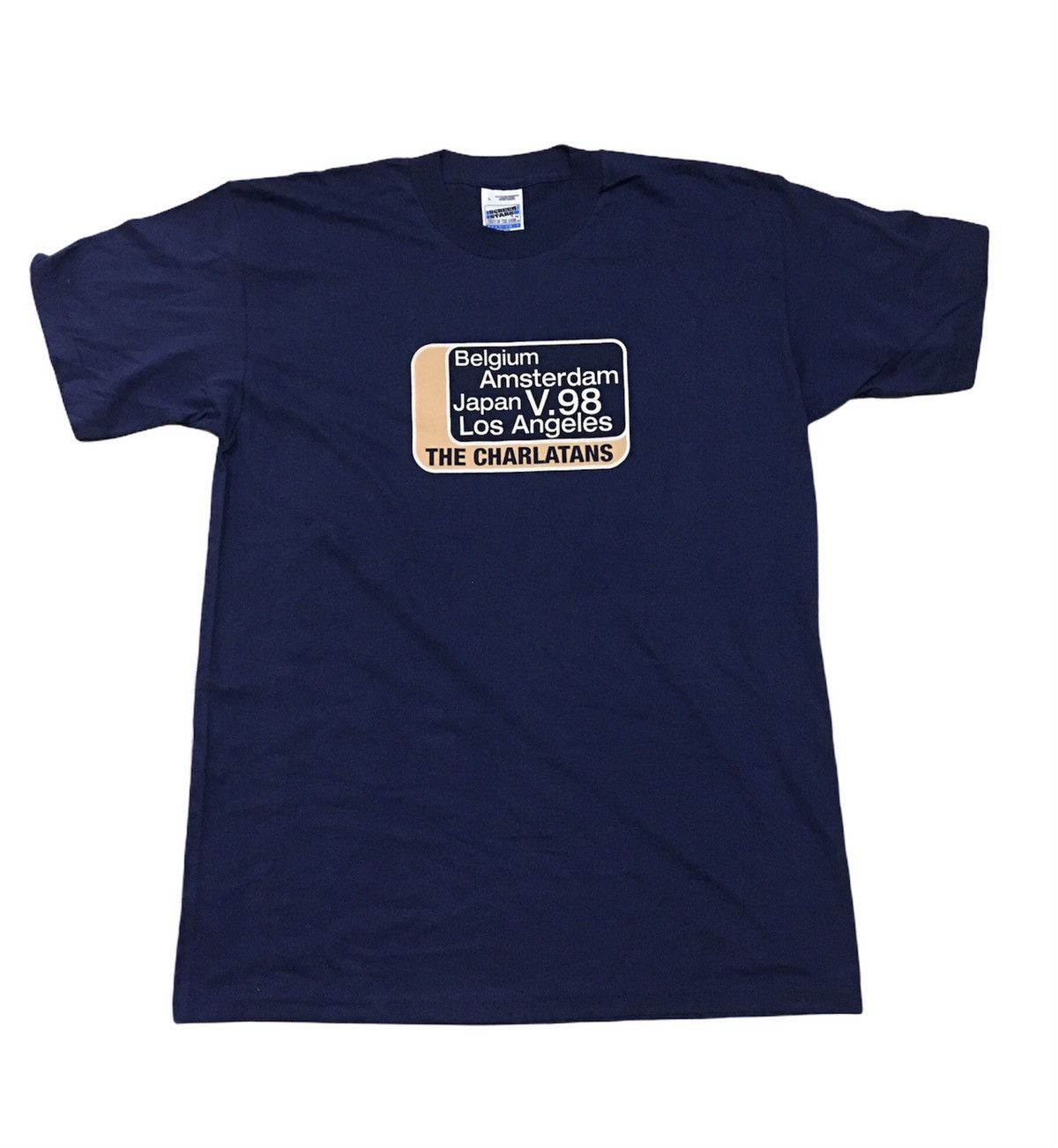 Band Tees RARE Vintage THE CHARLATANS nos 90s britpop uk band shirt Size US L / EU 52-54 / 3 - 1 Thumbnail