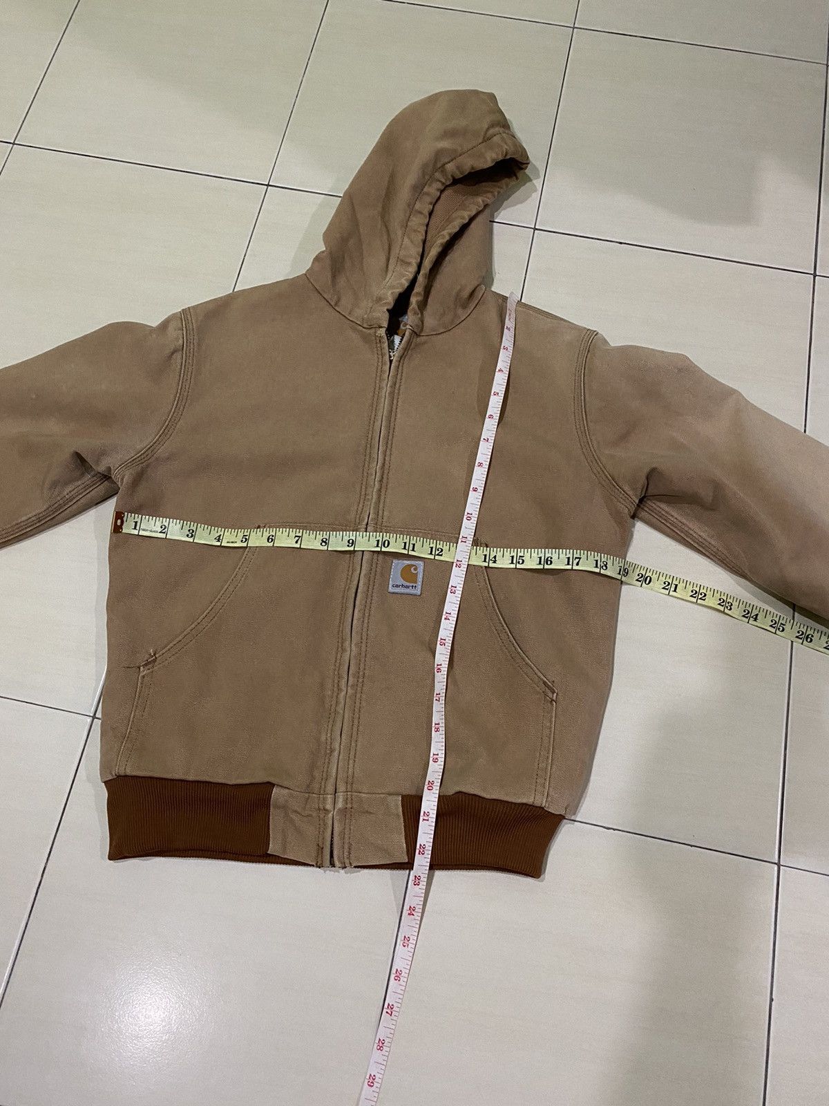 Carhartt × Vintage Vintage carhartt canvas hoodie jacket (broken zip) Size US XXS / EU 40 - 8 Thumbnail