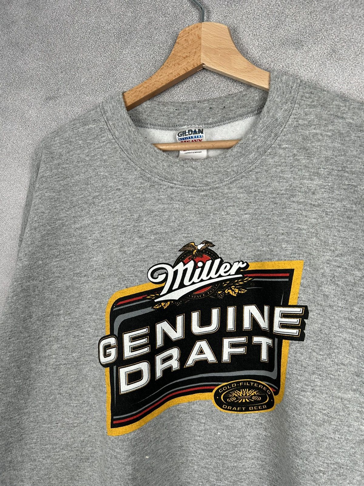 Other Vintage Miller Beer Sweatshirt Crewneck 90s Size US L / EU 52-54 / 3 - 3 Thumbnail