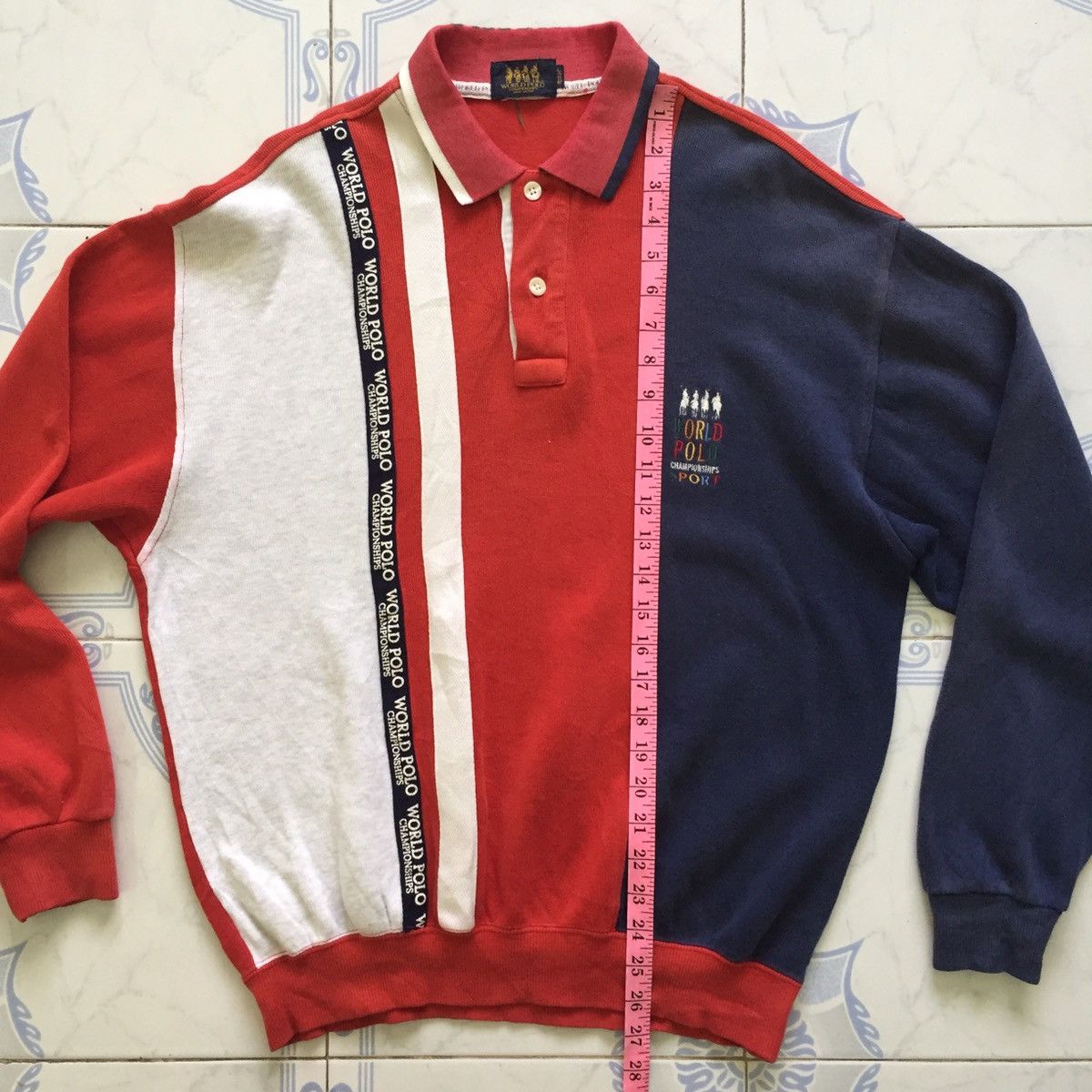 Champs Sport World Polo Championships Collar Sweatshirt MADE IN JAPAN Size US L / EU 52-54 / 3 - 19 Thumbnail