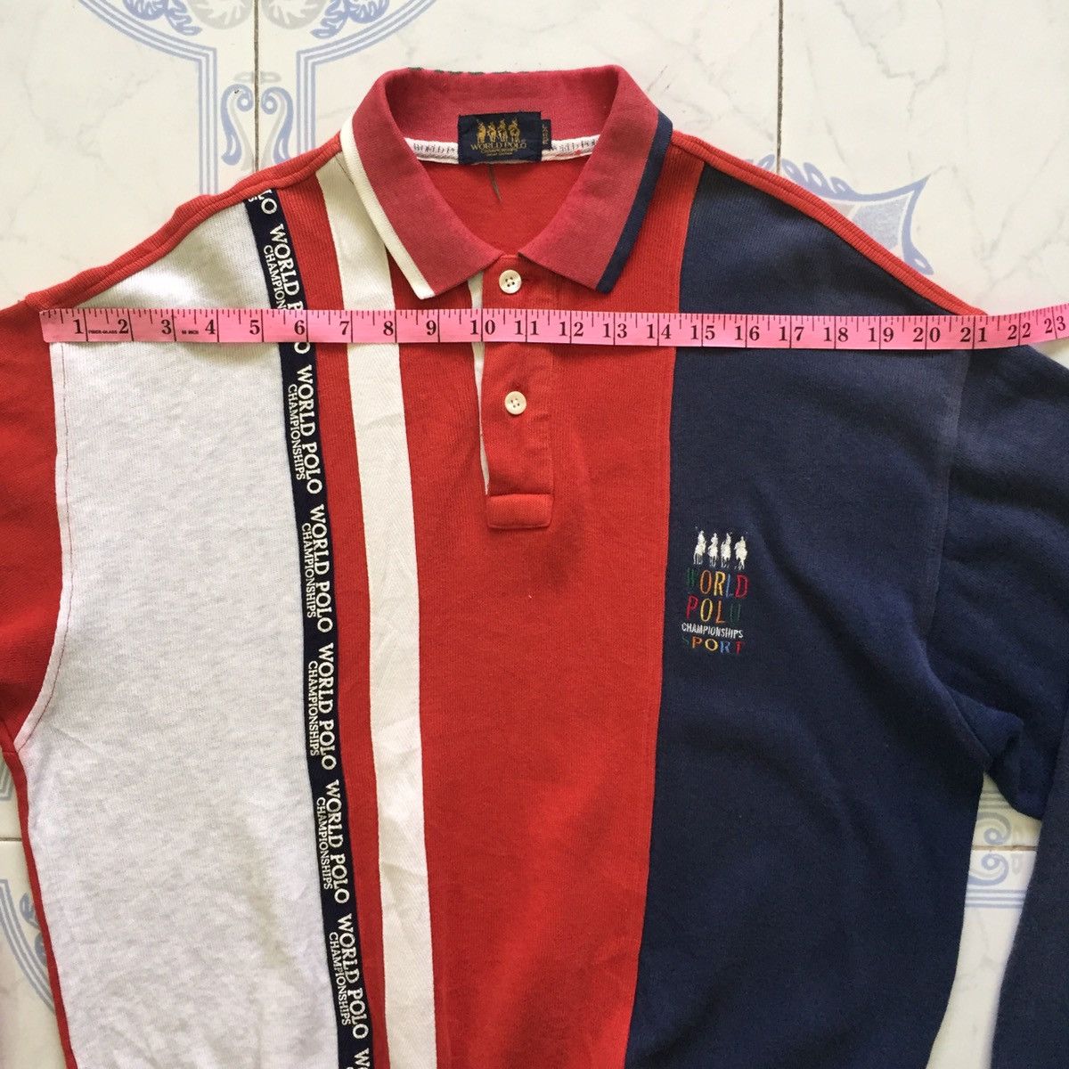 Champs Sport World Polo Championships Collar Sweatshirt MADE IN JAPAN Size US L / EU 52-54 / 3 - 20 Thumbnail