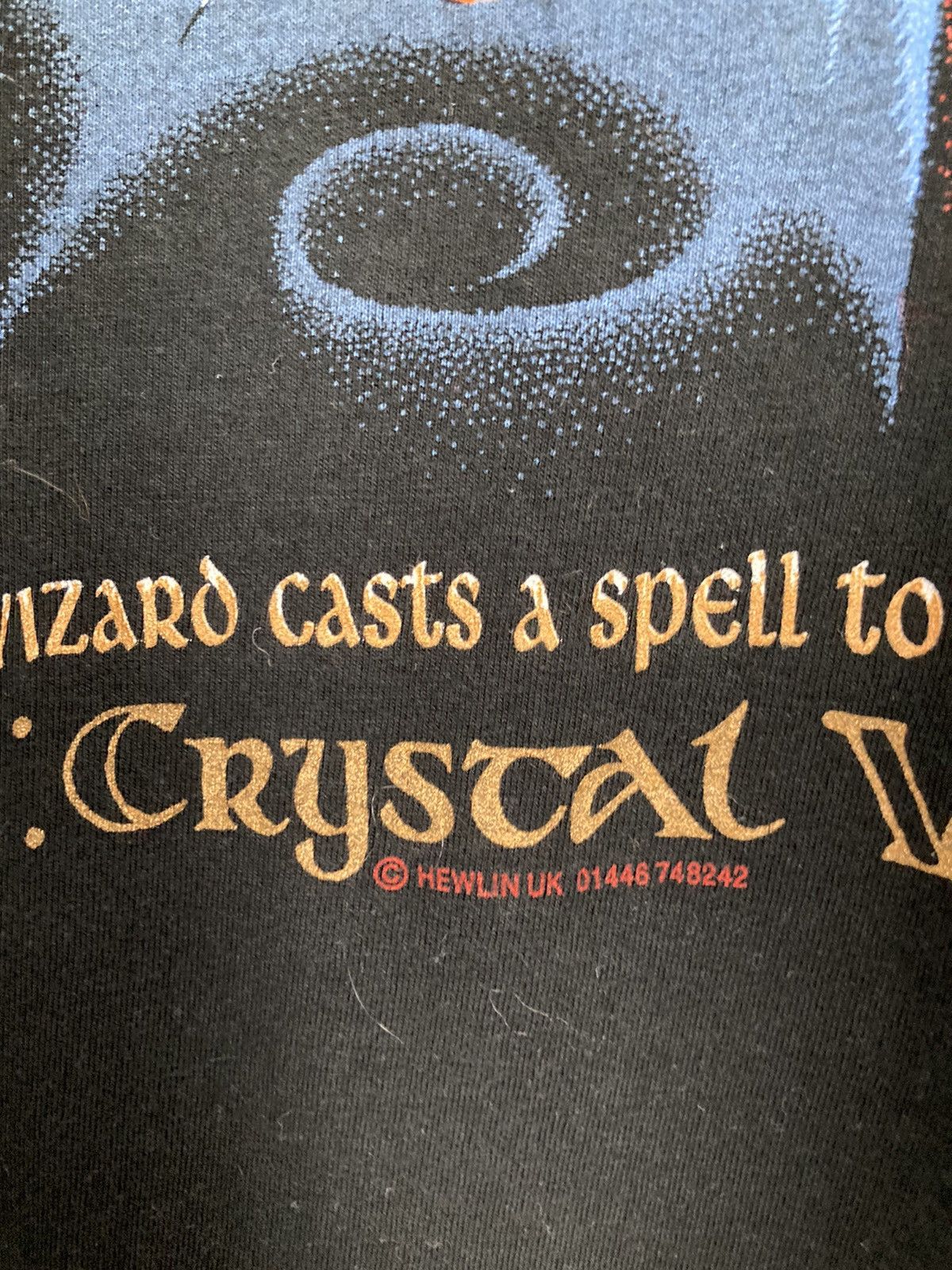 Band Tees Vintage 90s Merlin The Wizzard Crystal Vision Graphic Faded Size US M / EU 48-50 / 2 - 5 Thumbnail