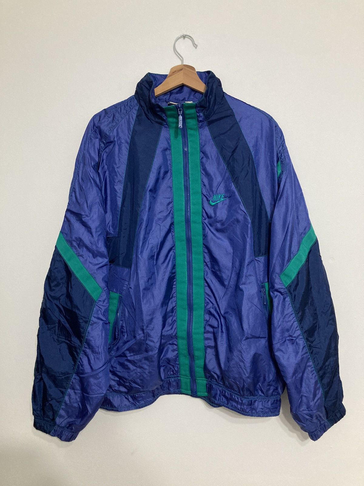Nike Nike Vintage Grey tag 90s 80s tracksuit skate swoosh Size US XL / EU 56 / 4 - 1 Thumbnail