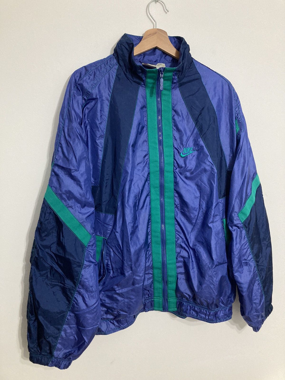 Nike Nike Vintage Grey tag 90s 80s tracksuit skate swoosh Size US XL / EU 56 / 4 - 2 Thumbnail