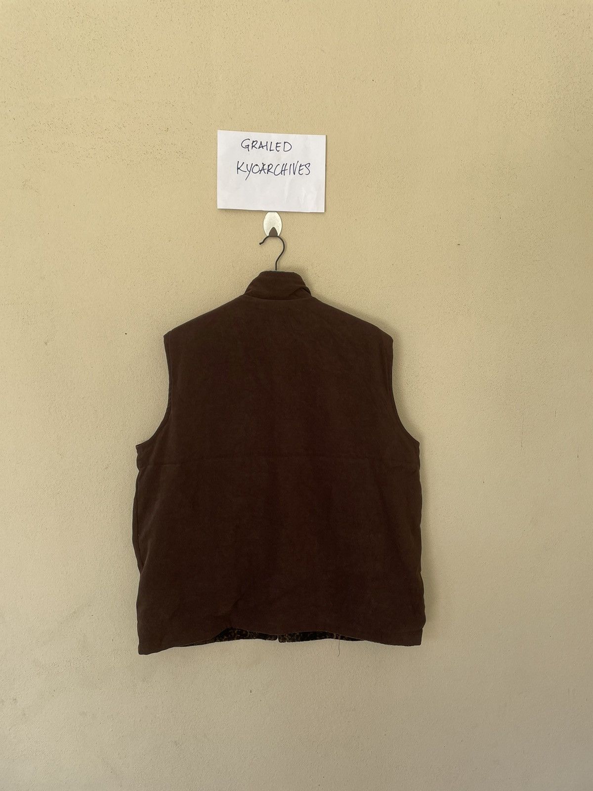 Japanese Brand × Vintage FLORICE LEOPARD VELVET REVERSIBLE VEST Size US L / EU 52-54 / 3 - 9 Thumbnail