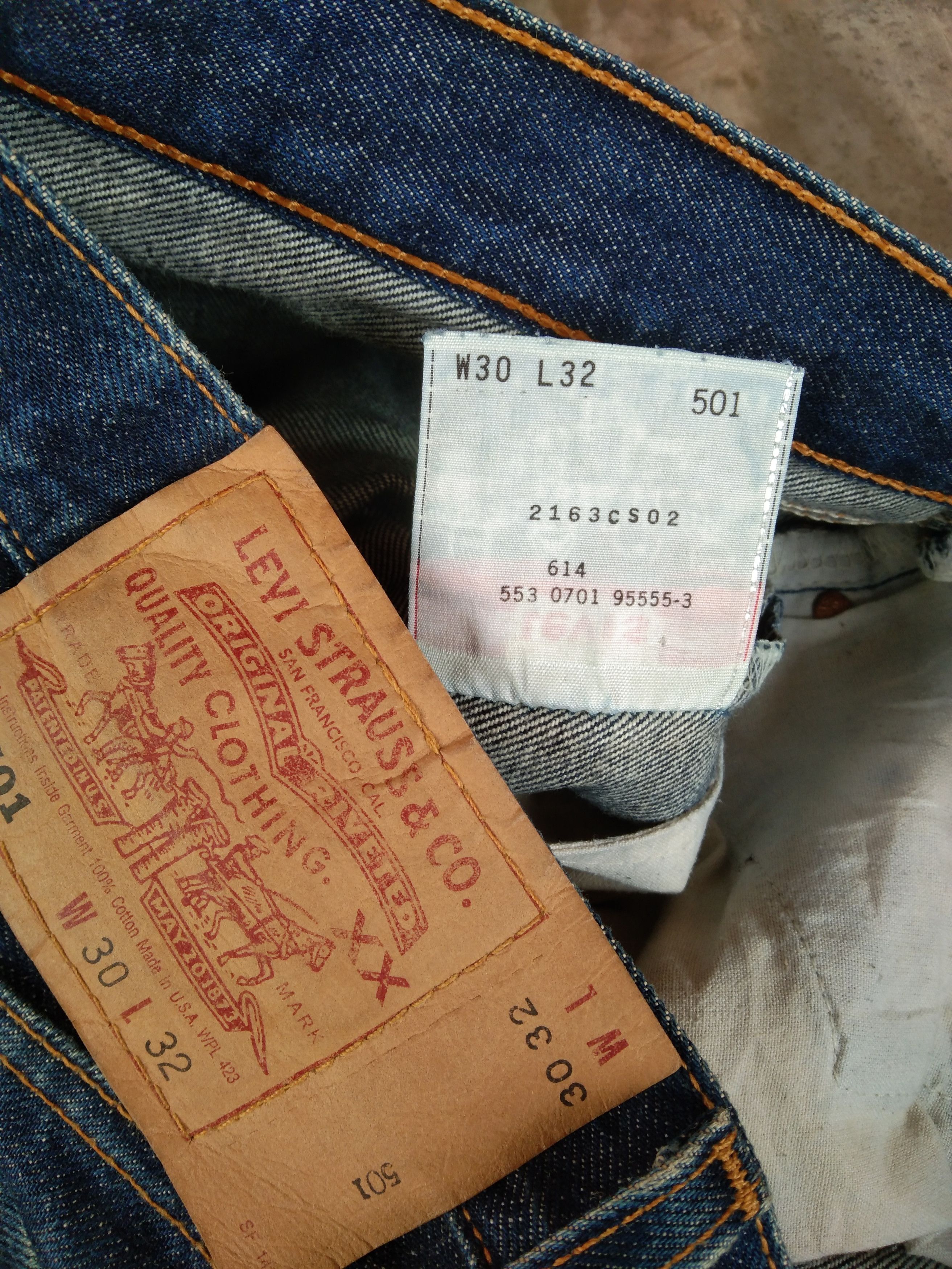 Levi's × Vintage Vintage Levis 501 Made In USA Distressed Jeans 30x32 Size US 30 / EU 46 - 8 Thumbnail