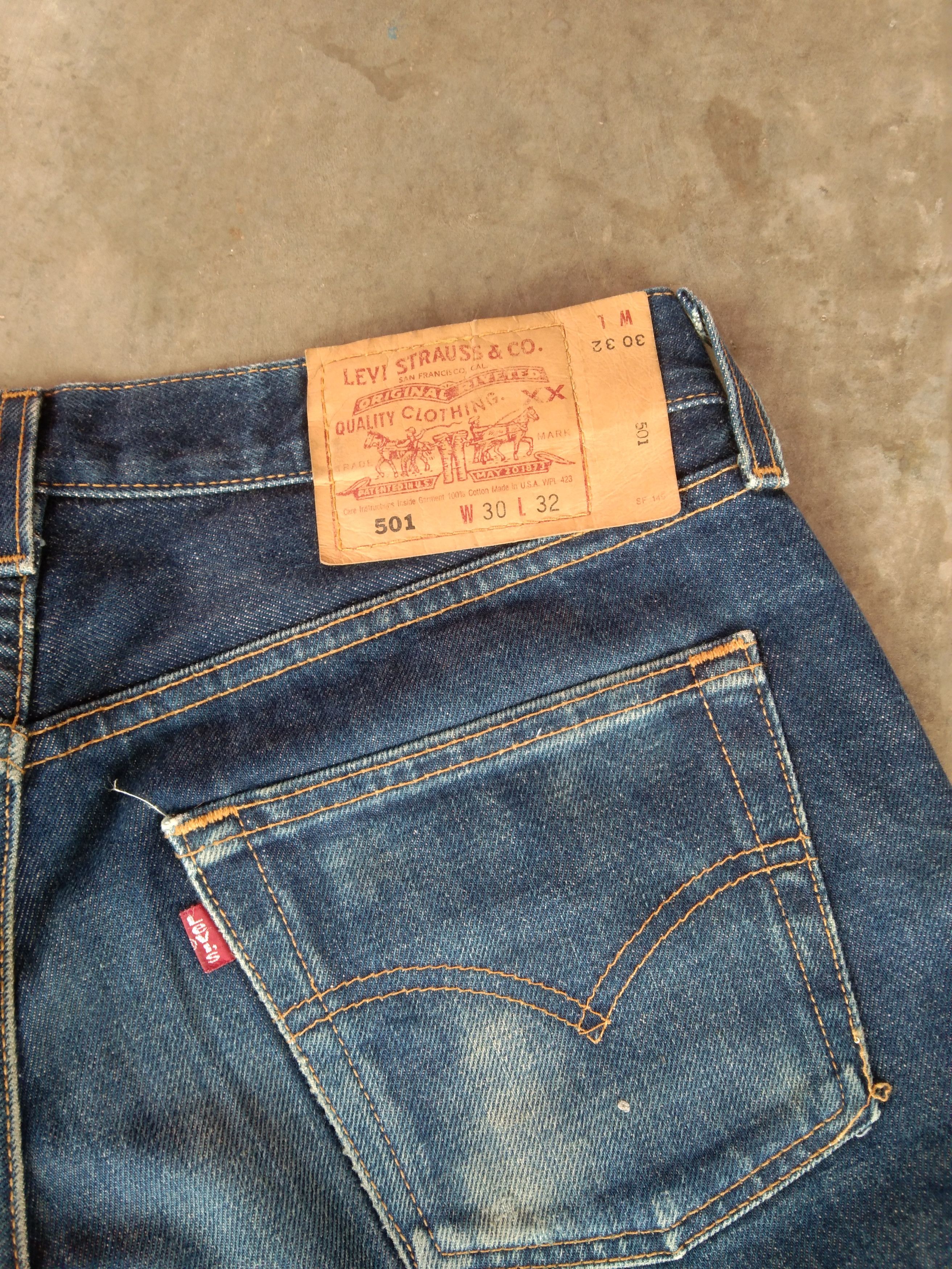 Levi's × Vintage Vintage Levis 501 Made In USA Distressed Jeans 30x32 Size US 30 / EU 46 - 5 Thumbnail