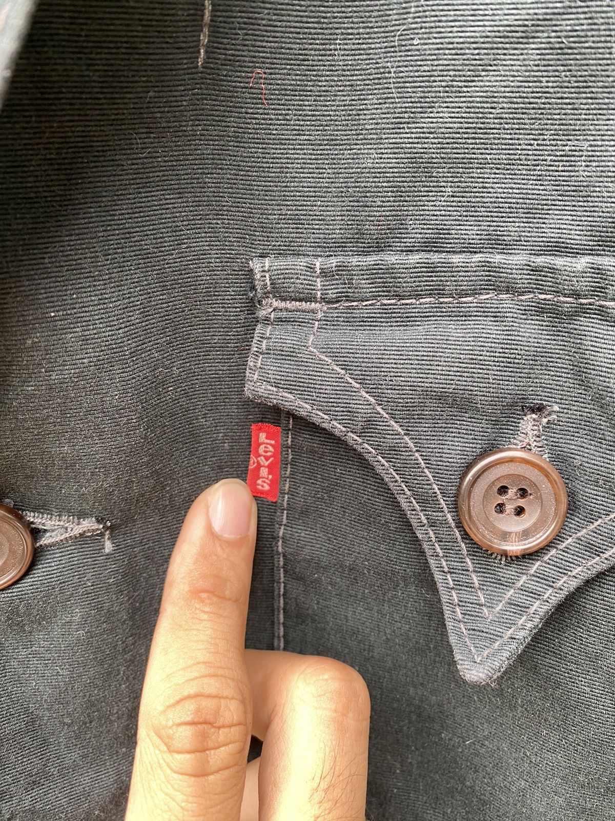 Levi's × Levi's Made & Crafted × Levi's Vintage Clothing Levi’s Redloop Denim Super Black Jacket Made Japan Size US L / EU 52-54 / 3 - 7 Thumbnail