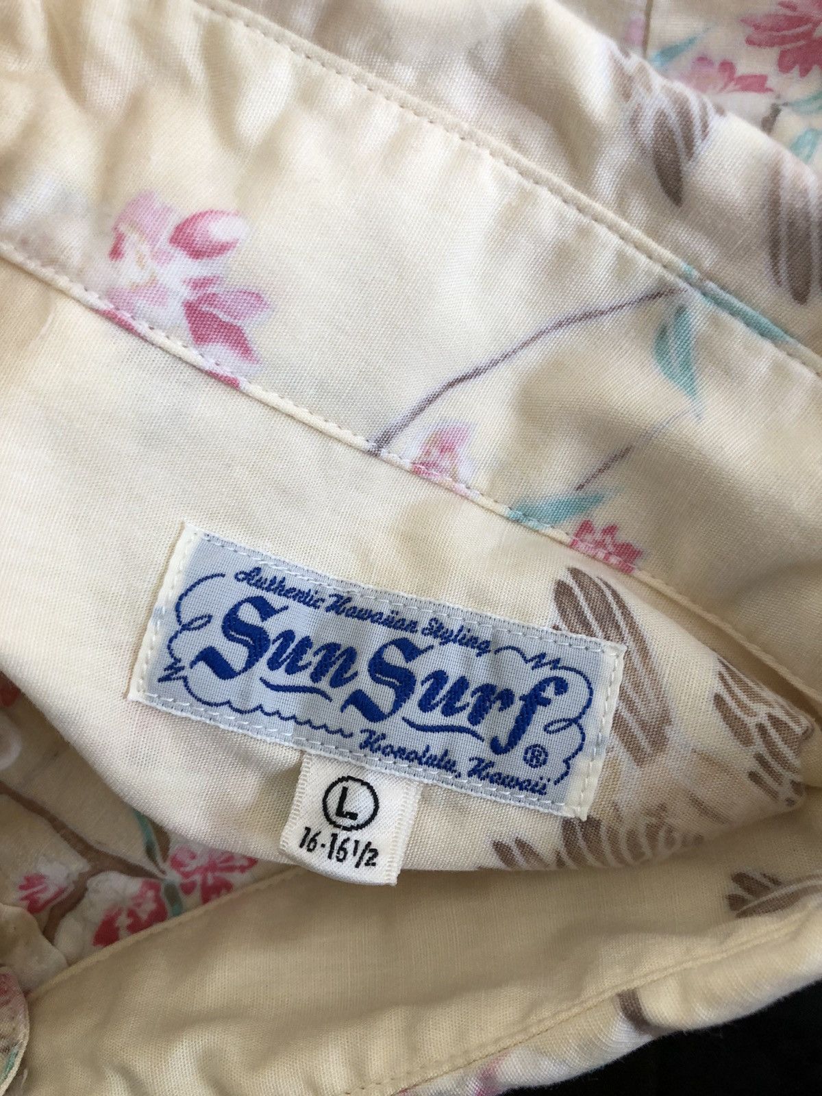 Other VTG Sun Surf Japan Cherry Blossom Pull Over Hawaiian Shirt Size US L / EU 52-54 / 3 - 24 Thumbnail
