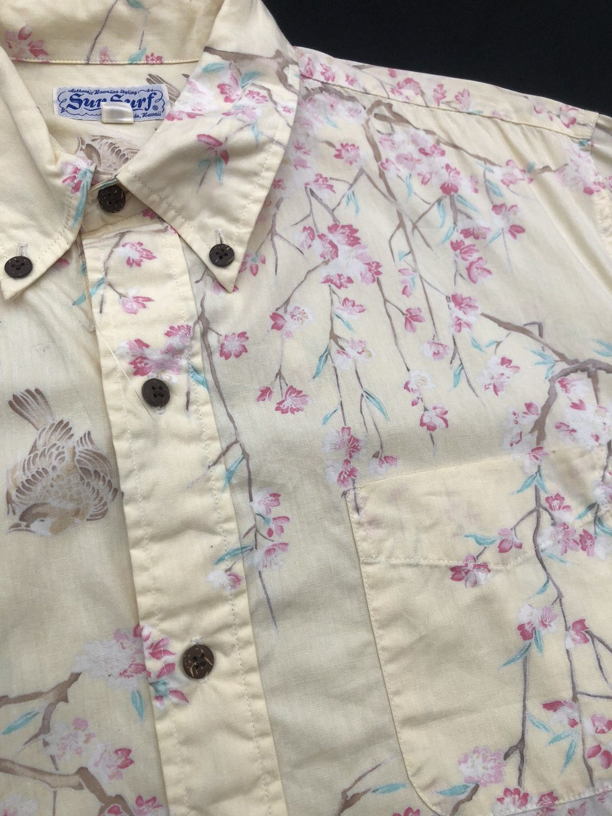 Other VTG Sun Surf Japan Cherry Blossom Pull Over Hawaiian Shirt Size US L / EU 52-54 / 3 - 4 Thumbnail