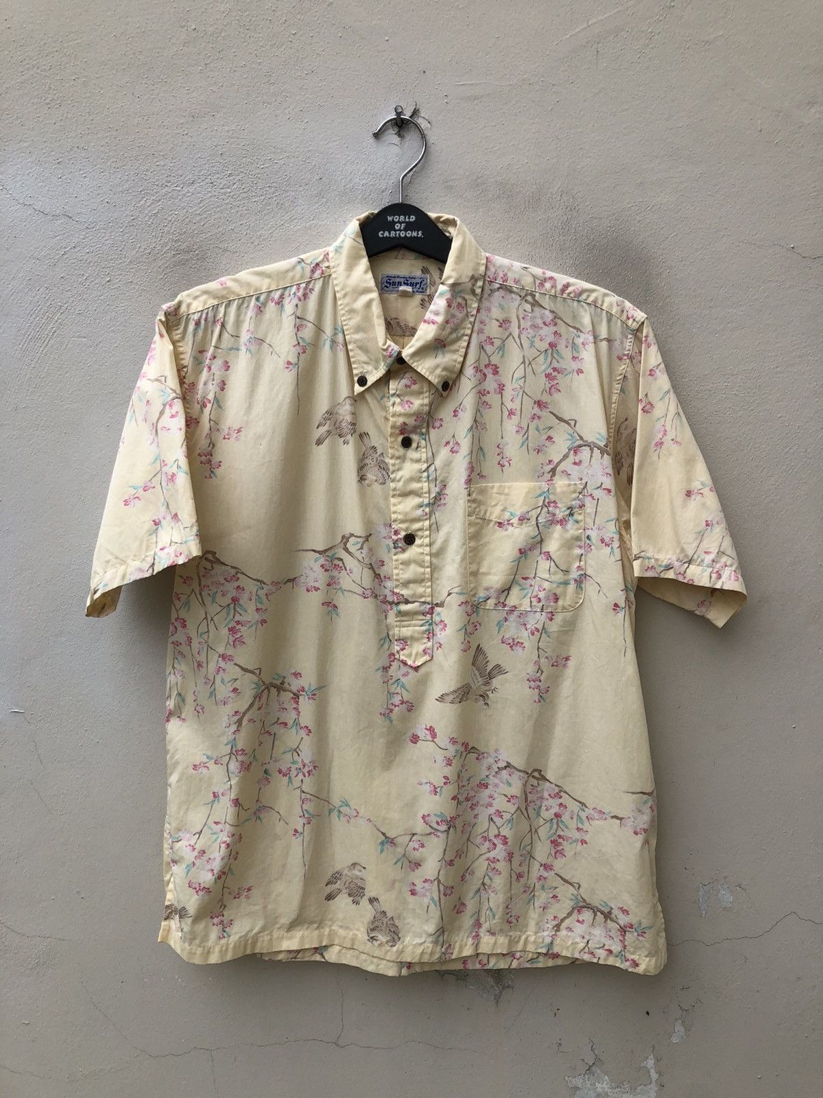Other VTG Sun Surf Japan Cherry Blossom Pull Over Hawaiian Shirt Size US L / EU 52-54 / 3 - 22 Thumbnail