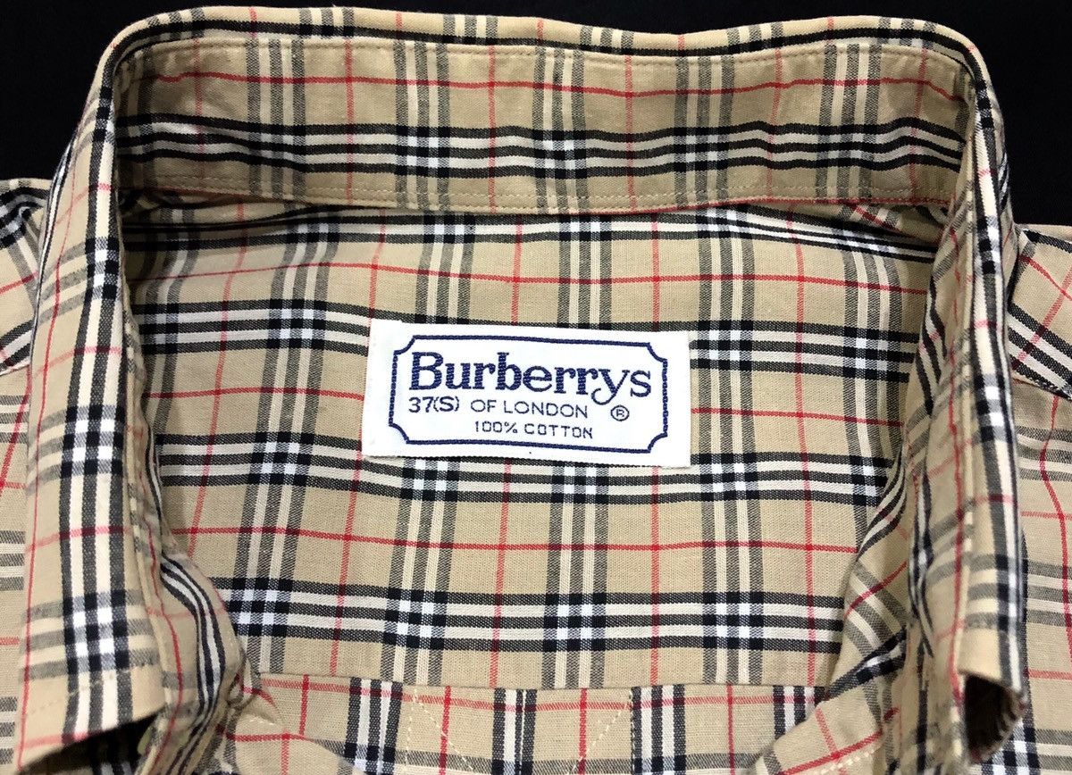 Burberry Vintage Burberrys of London Novacheck Short sleeves Size US M / EU 48-50 / 2 - 5 Thumbnail