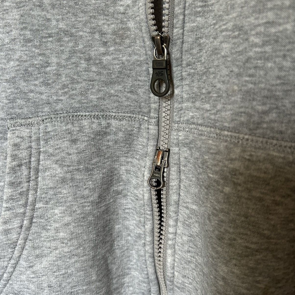Nike × Vintage Y2K NiKE 6.0 BASiC HEATHER GREY YKK ZiP UP SWEATSHiRT Size US L / EU 52-54 / 3 - 3 Thumbnail
