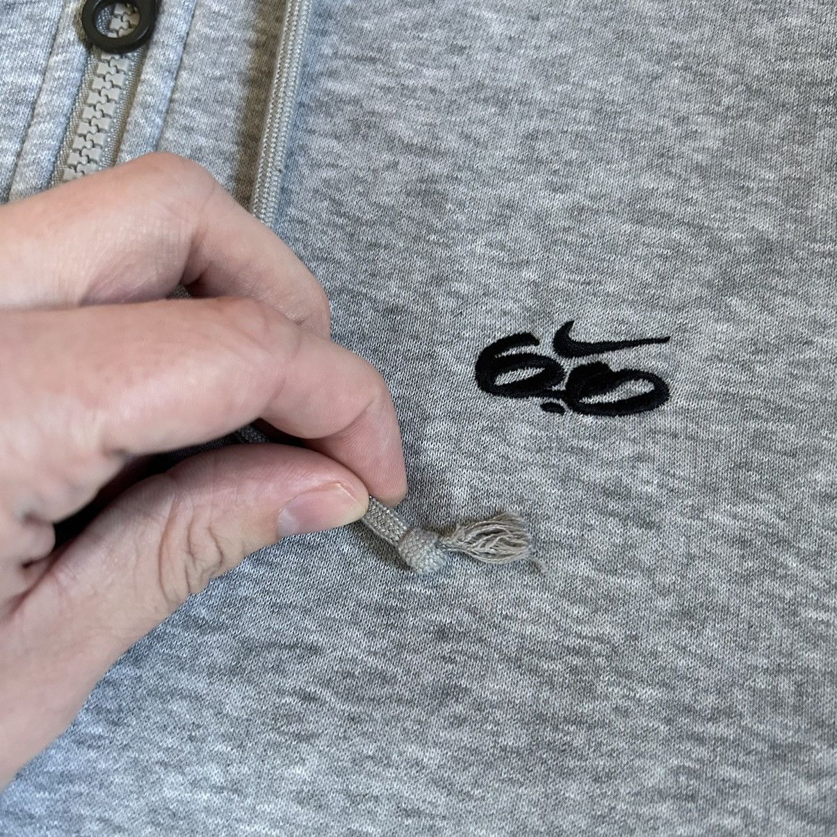 Nike × Vintage Y2K NiKE 6.0 BASiC HEATHER GREY YKK ZiP UP SWEATSHiRT Size US L / EU 52-54 / 3 - 9 Thumbnail