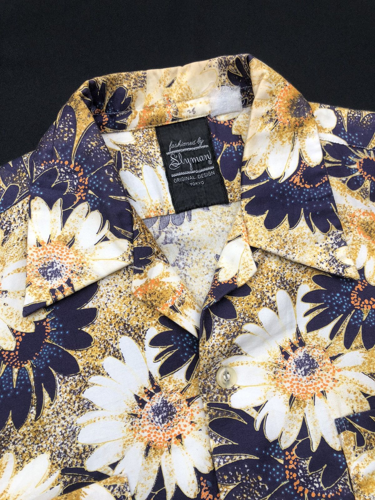Vintage Vintage 70s Slyman Japan Psychedelic Hawaiian Shirt Size US S / EU 44-46 / 1 - 3 Thumbnail