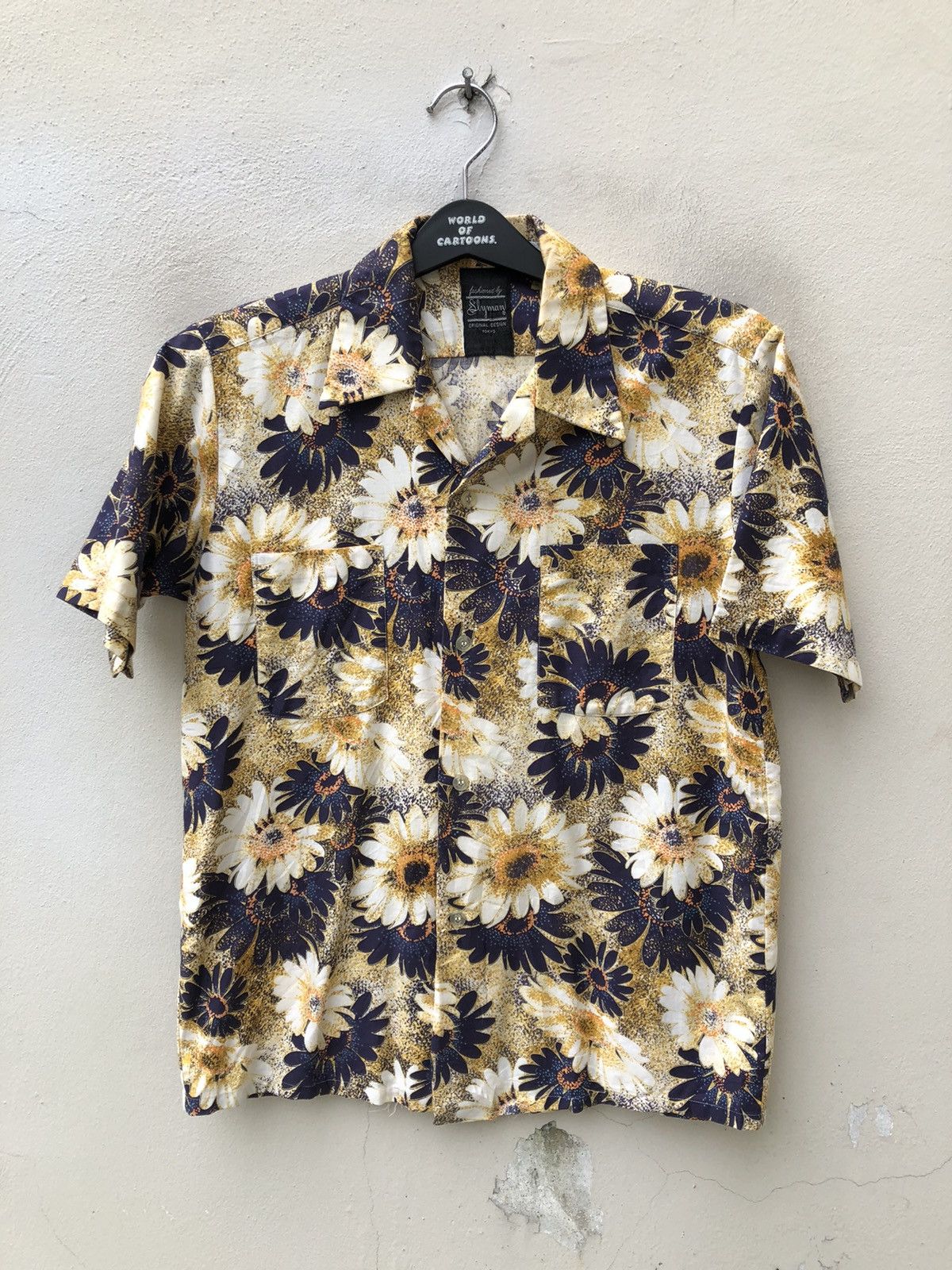 Vintage Vintage 70s Slyman Japan Psychedelic Hawaiian Shirt Size US S / EU 44-46 / 1 - 16 Thumbnail