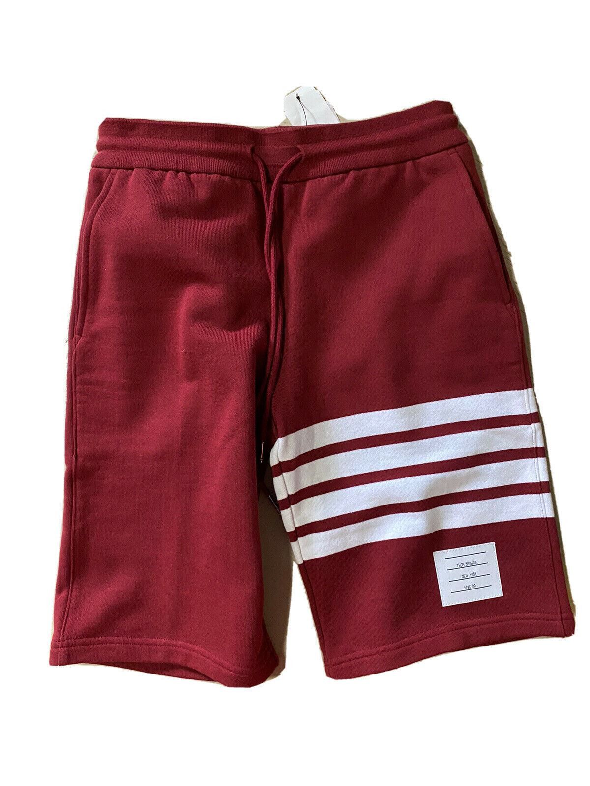 Thom Browne Short in Burgundy Size US 28 / EU 44 - 2 Thumbnail