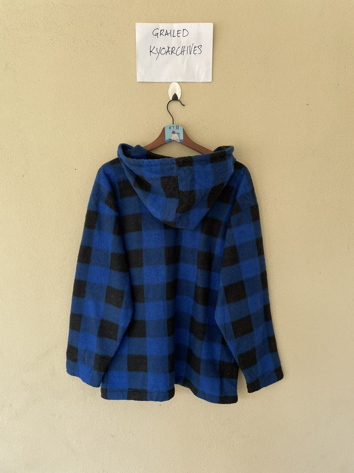 Vintage VINTAGE TARTAN HOODIE Size US L / EU 52-54 / 3 - 4 Thumbnail
