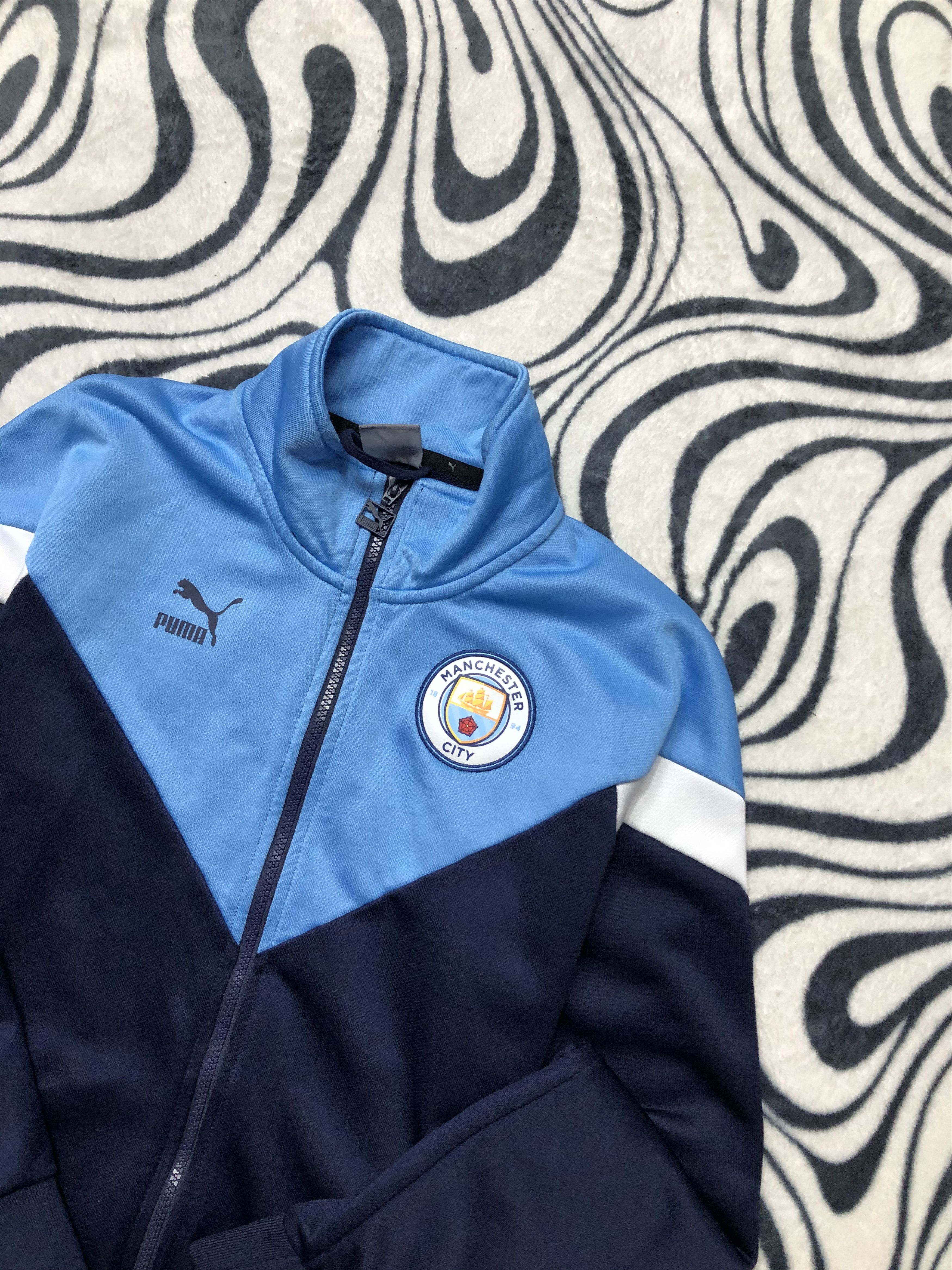 Puma Puma FC Manchester City Soccer Track Top Jacket Size US M / EU 48-50 / 2 - 2 Thumbnail