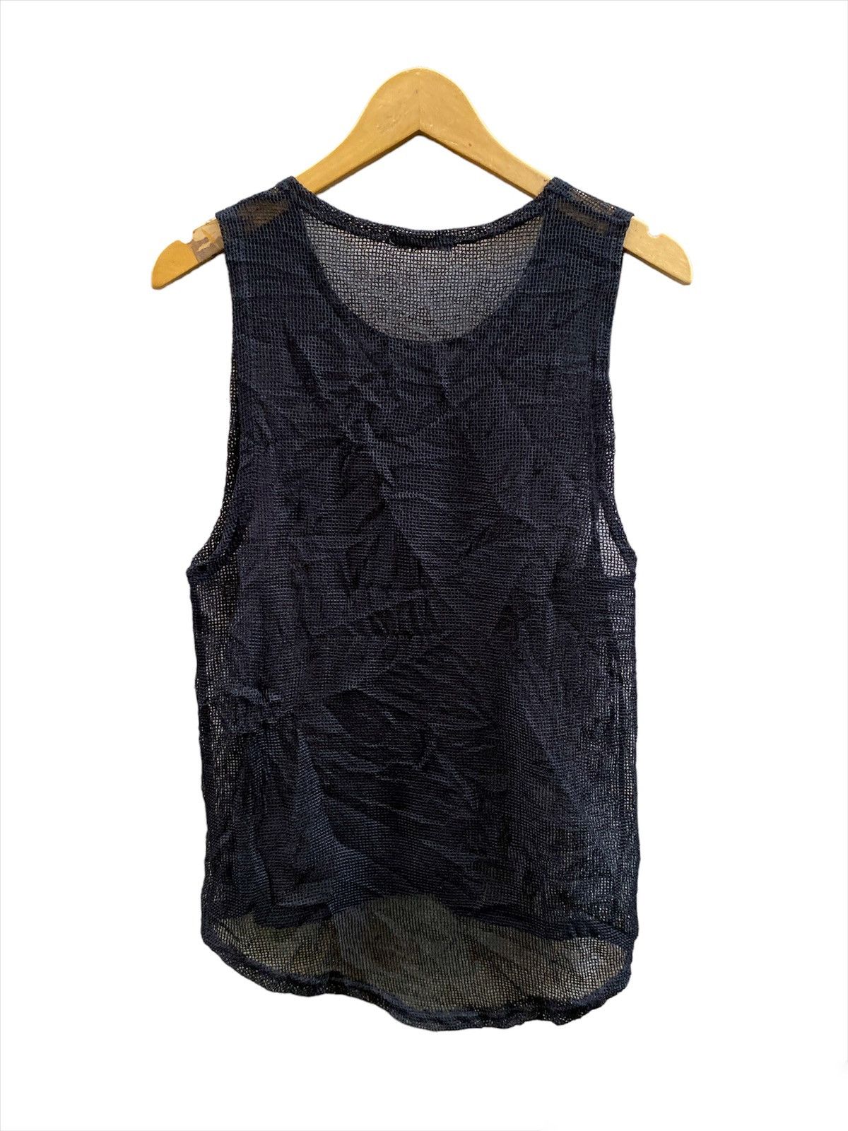 20471120 × Beauty Beast × Japanese Brand Open Knitted Raf Simons Style Fishnet Tank Top Size US M / EU 48-50 / 2 - 4 Thumbnail