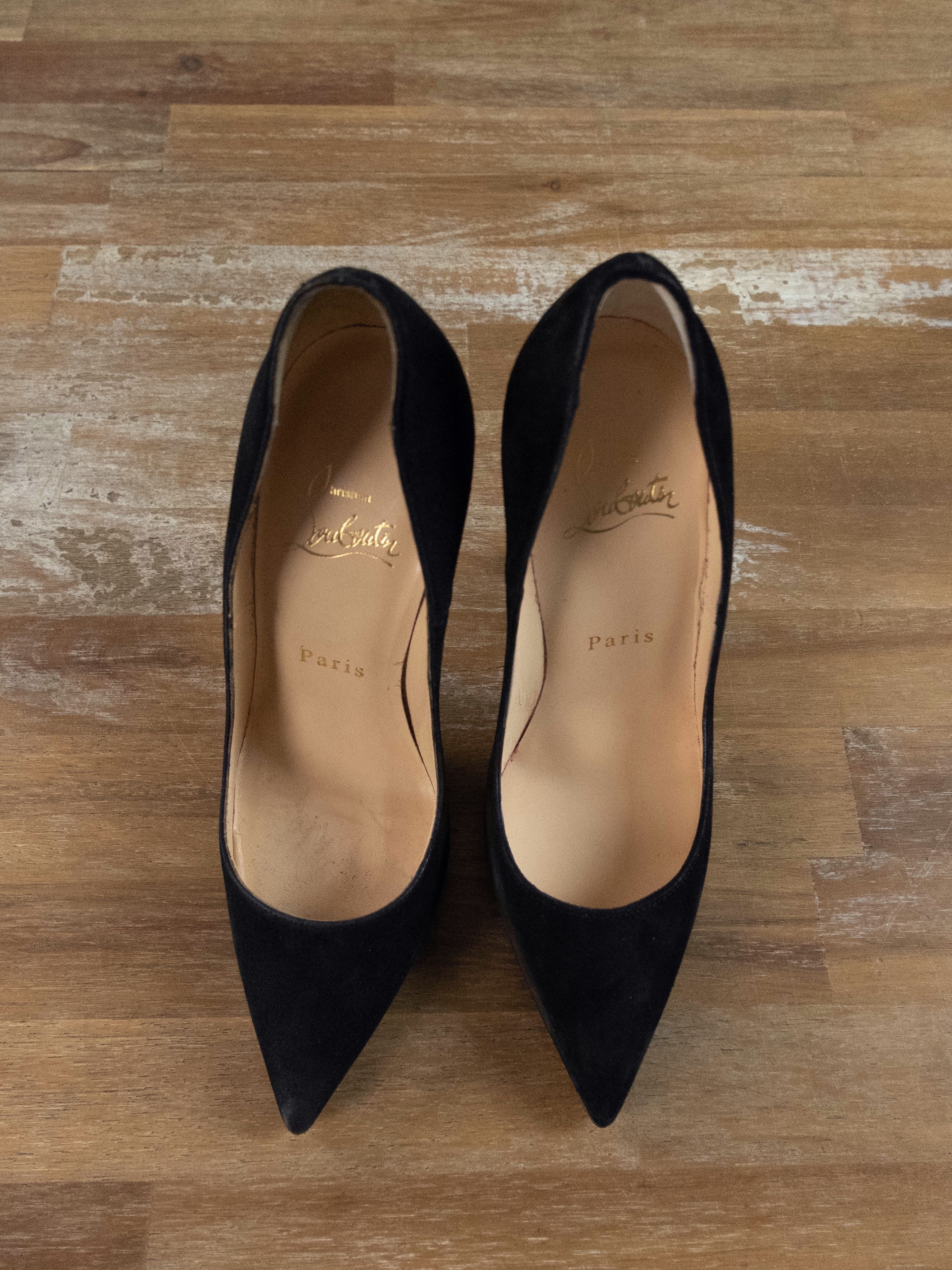 Christian Louboutin CHRISTIAN LOUBOUTIN So Kate black suede pumps stiletto 5 35 Size US 5 / IT 35 - 2 Thumbnail