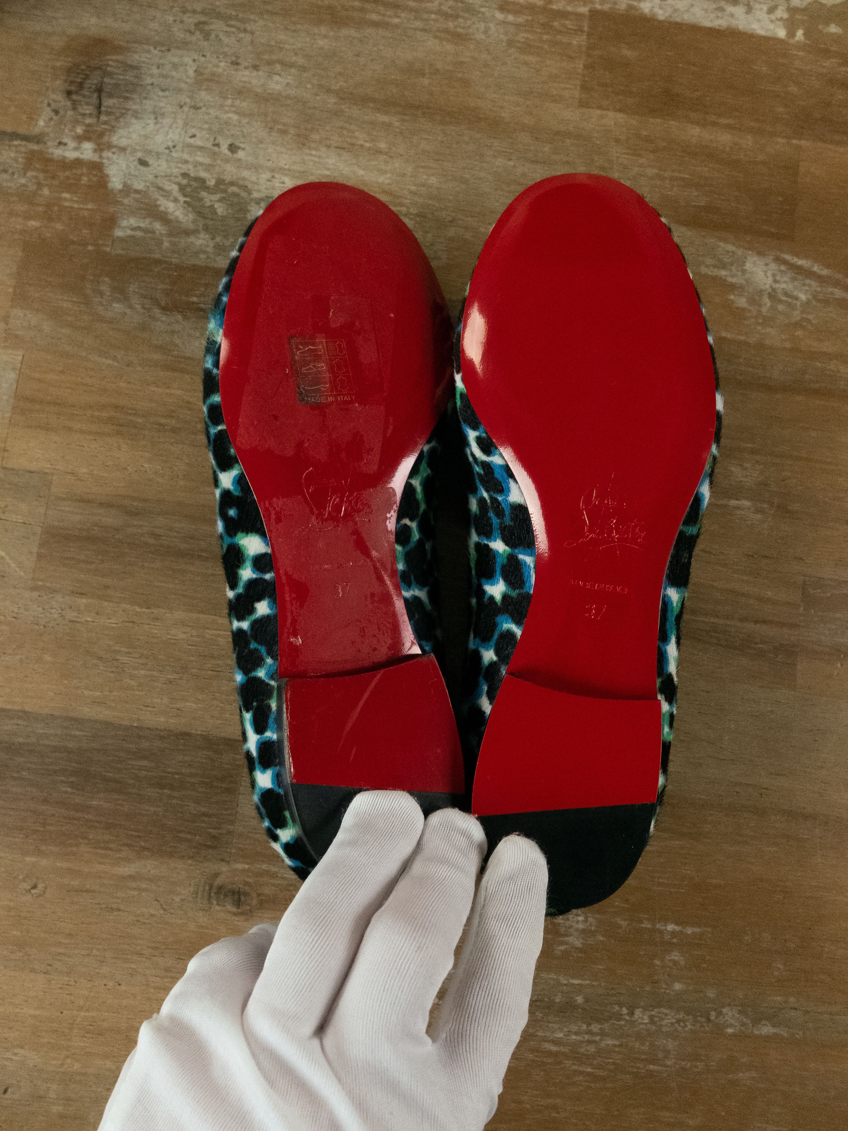 Christian Louboutin CHRISTIAN LOUBOUTIN Sakouette pony hair leopard loafer shoes Size US 7 / IT 37 - 6 Thumbnail