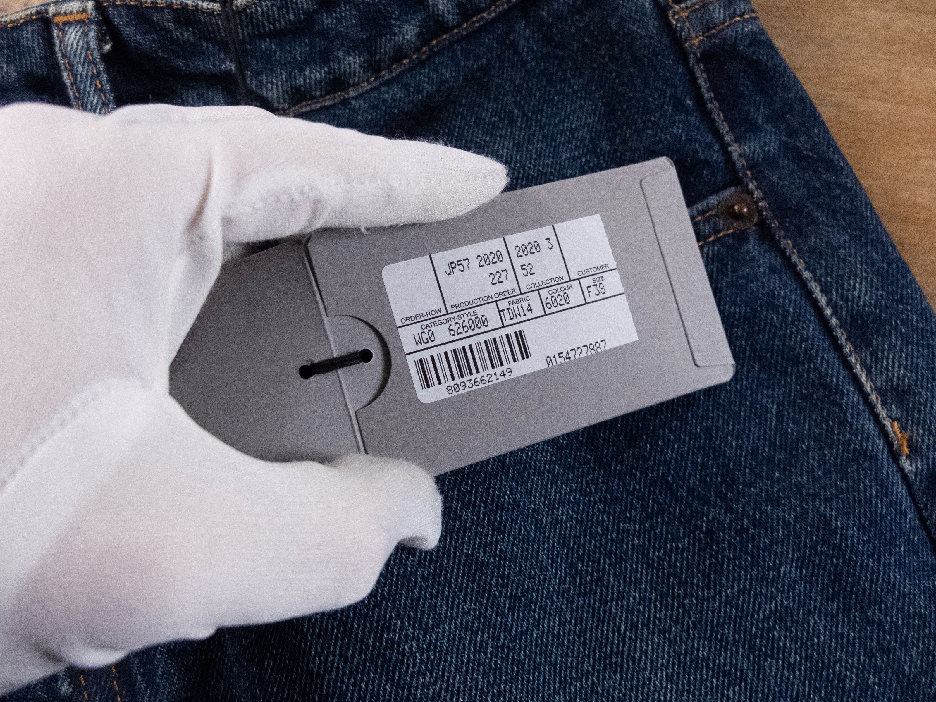 Balenciaga BALENCIAGA blue low waist denim mini jean skirt 8 38 Size 27" / US 4 / IT 40 - 6 Thumbnail