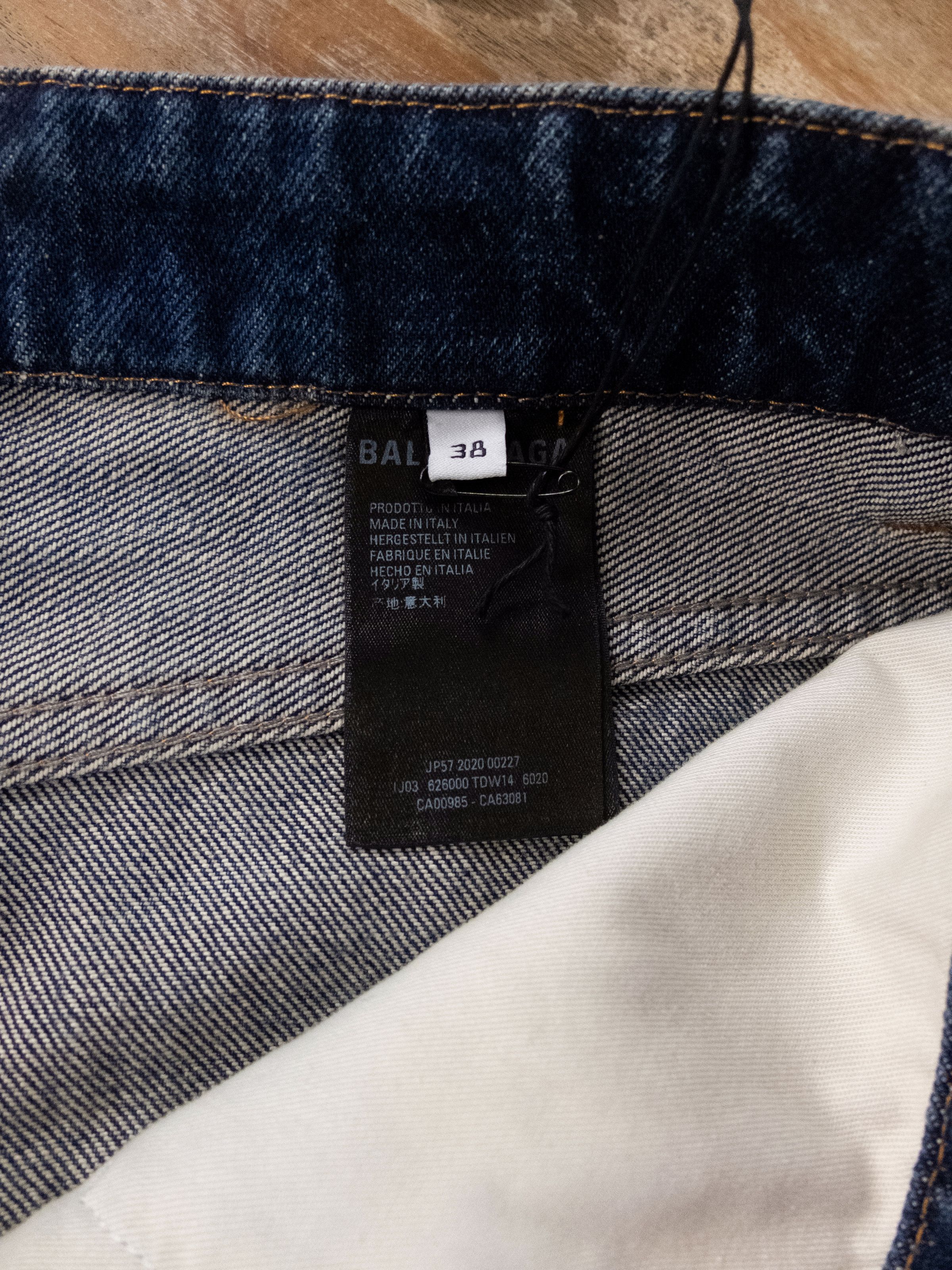 Balenciaga BALENCIAGA blue low waist denim mini jean skirt 8 38 Size 27" / US 4 / IT 40 - 9 Thumbnail