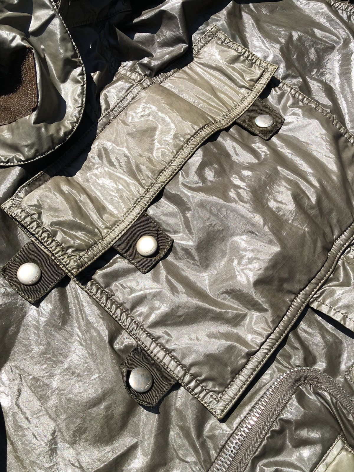 Givenchy Givenchy Rare Archive Army Runway Sample Parka Rain Jacket Size US XL / EU 56 / 4 - 4 Thumbnail