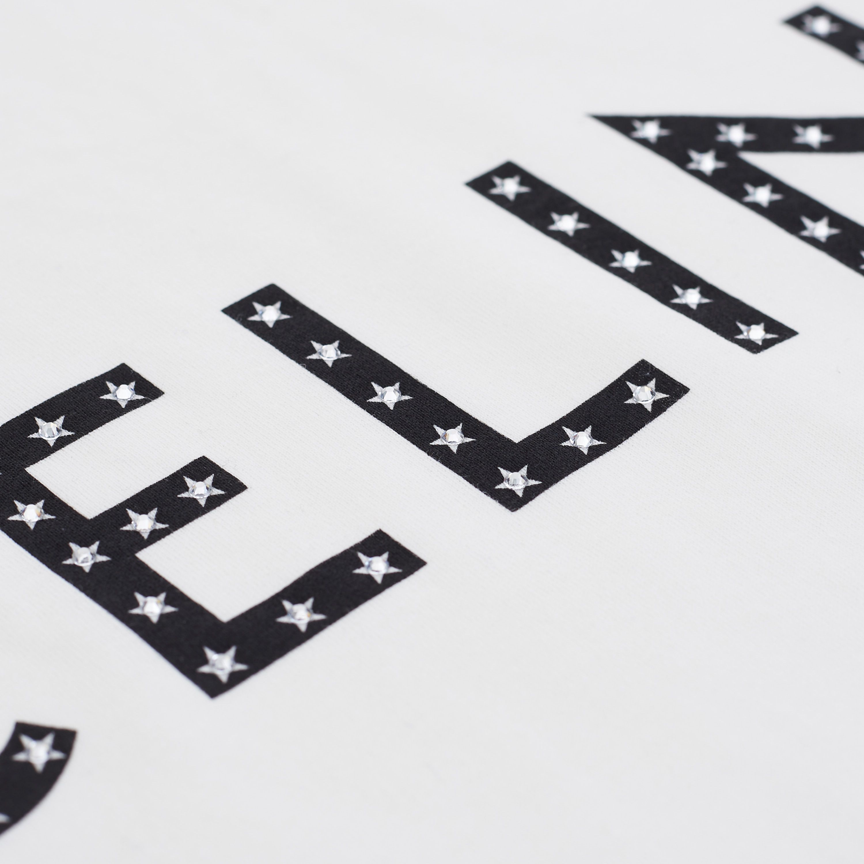 Celine T-Shirt w/ Rhinestone-Studded Logo Print Size US XL / EU 56 / 4 - 10 Thumbnail