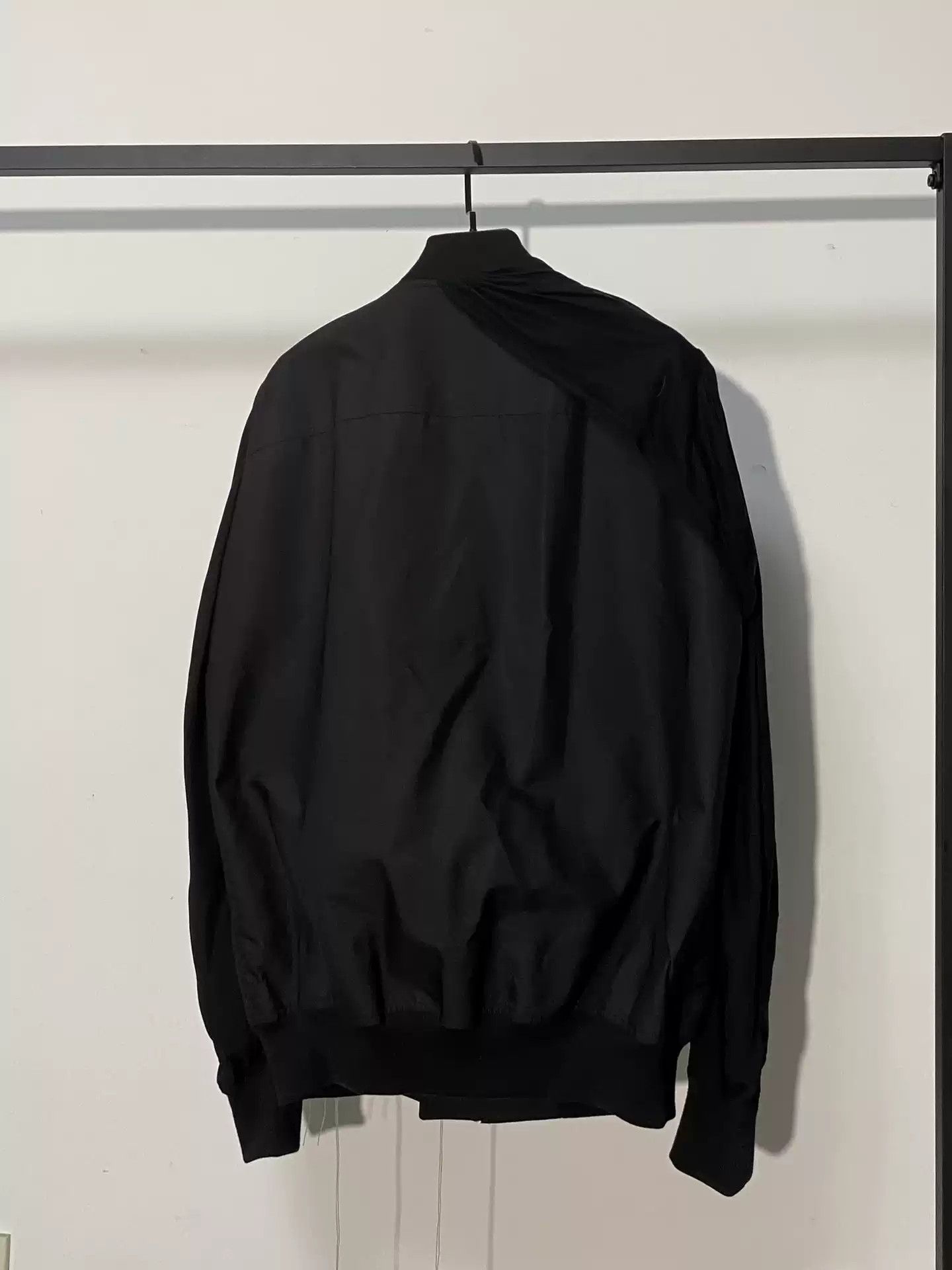 Rick Owens ma1 black/pearl jacket decorated with fringe and rivet Size US XL / EU 56 / 4 - 2 Thumbnail