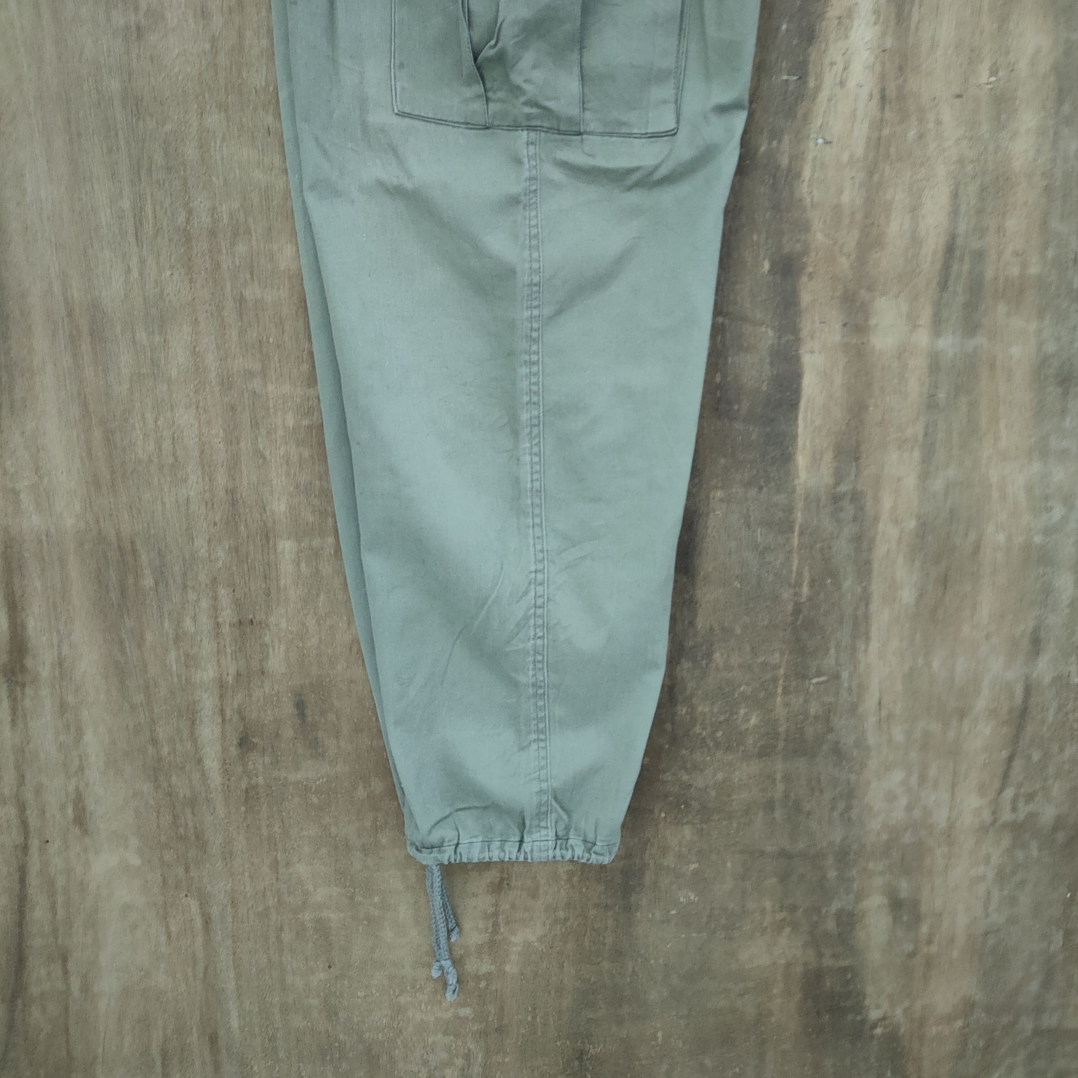 Japanese Brand × StraightFaded JAPANESE BRAND SPRING WAIST FADED BAGGY CARGO PANTS Size US 34 / EU 50 - 10 Thumbnail