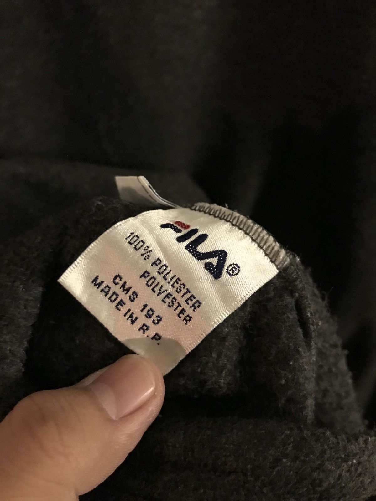 Fila Fila Fleece Zipper Jacket Dark Grey Colour Size US M / EU 48-50 / 2 - 10 Thumbnail