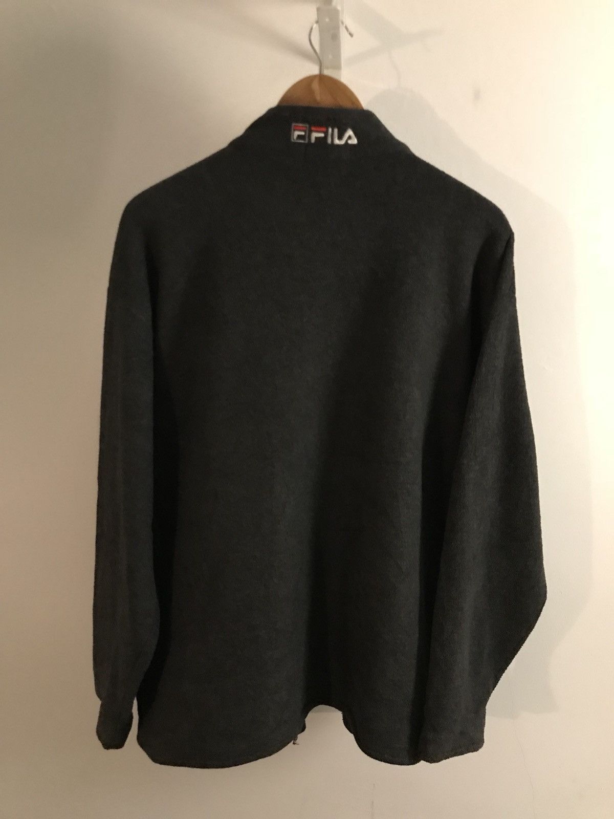 Fila Fila Fleece Zipper Jacket Dark Grey Colour Size US M / EU 48-50 / 2 - 2 Thumbnail