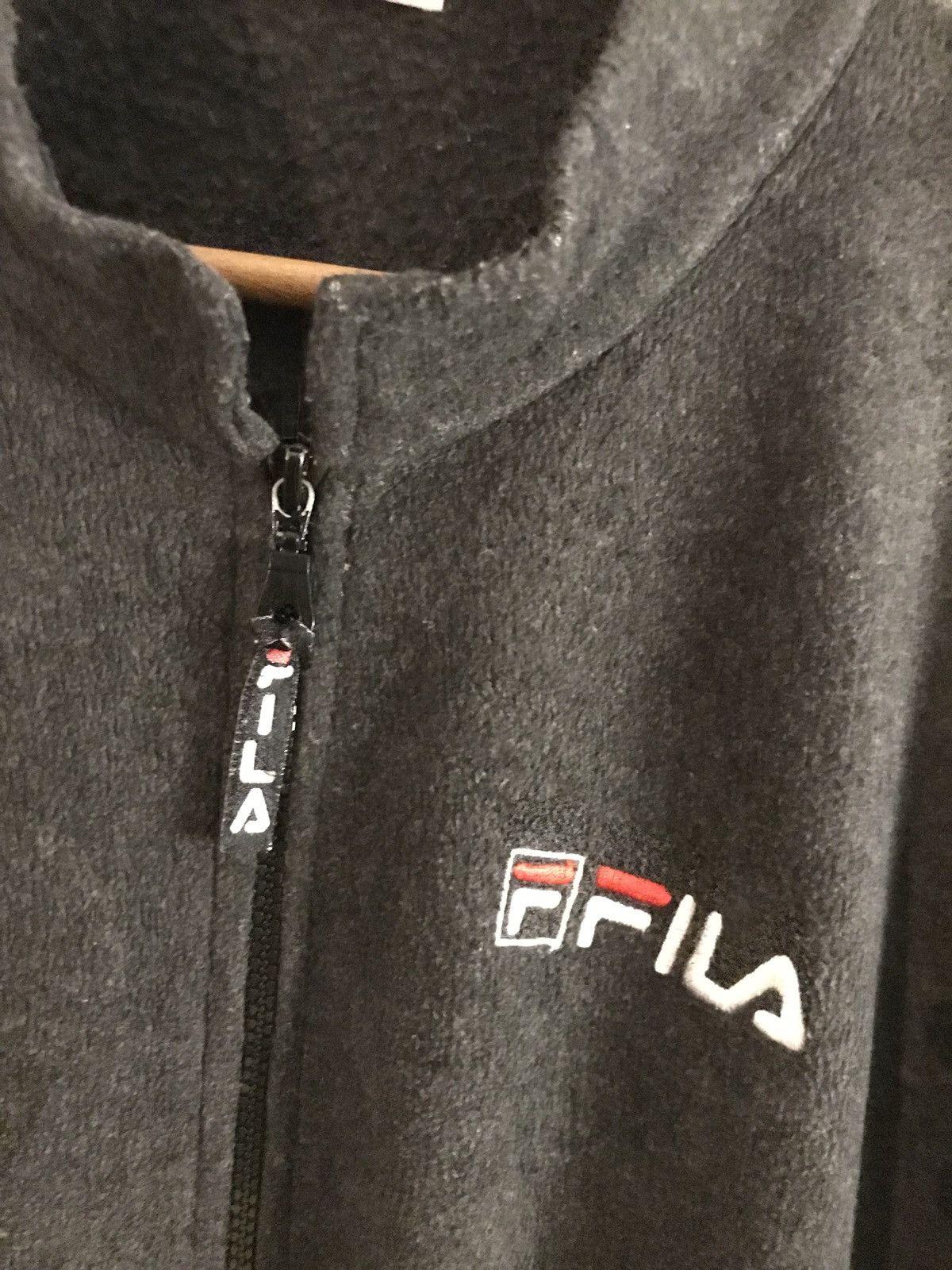 Fila Fila Fleece Zipper Jacket Dark Grey Colour Size US M / EU 48-50 / 2 - 5 Thumbnail