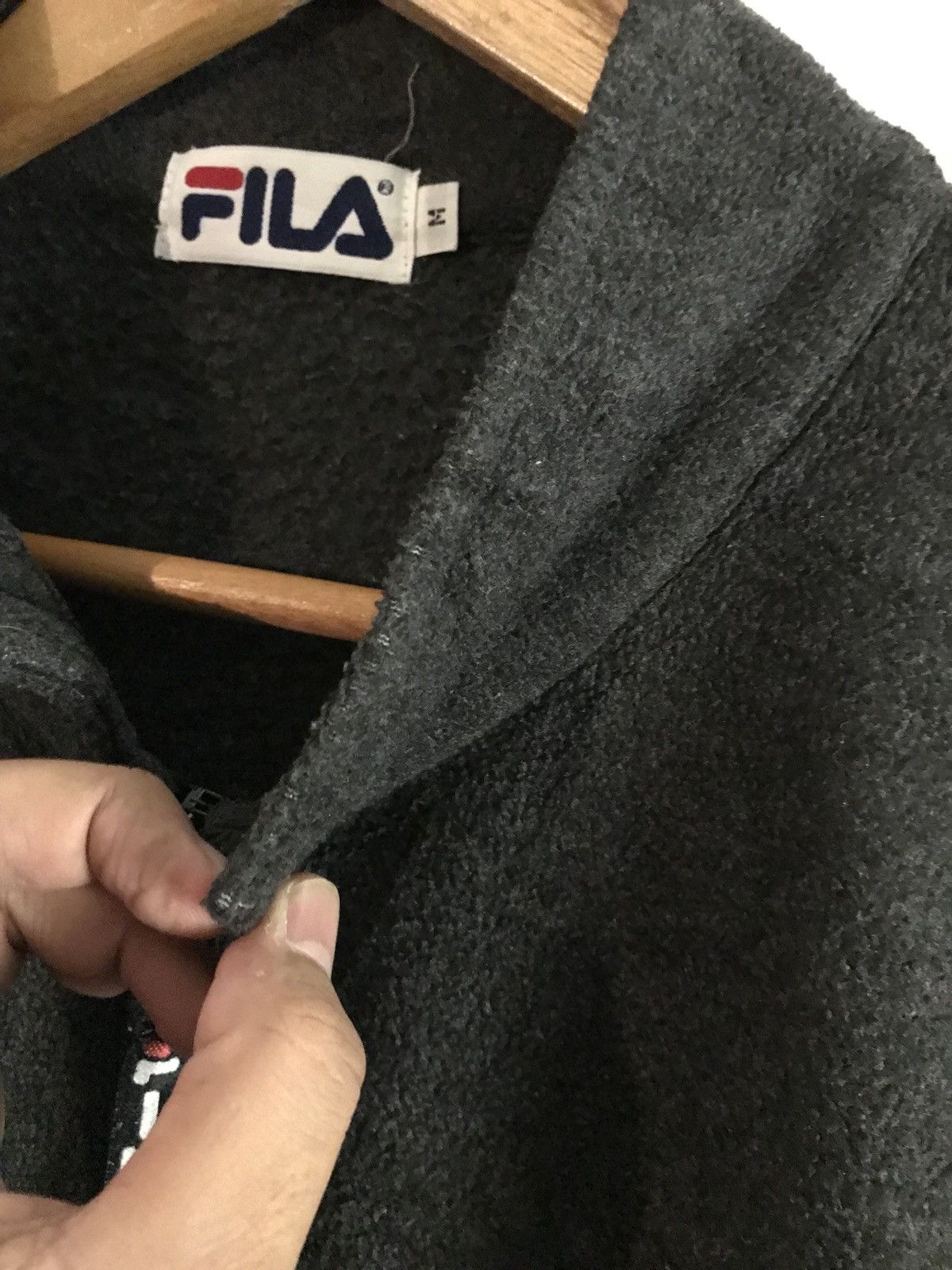 Fila Fila Fleece Zipper Jacket Dark Grey Colour Size US M / EU 48-50 / 2 - 7 Thumbnail